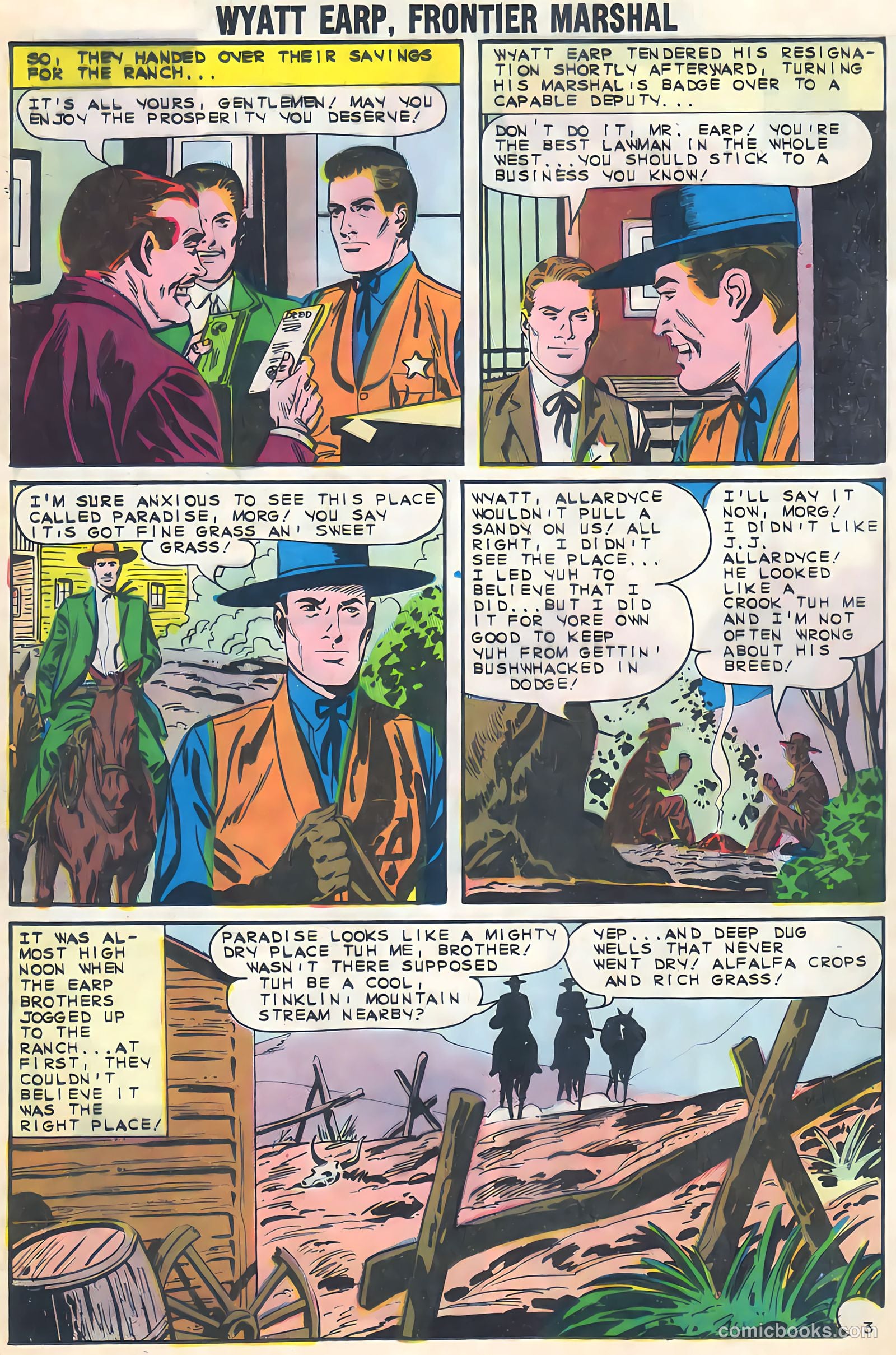 Wyatt Earp, Frontier Marshal #51 (1968, Charlton) — page 12 of 36