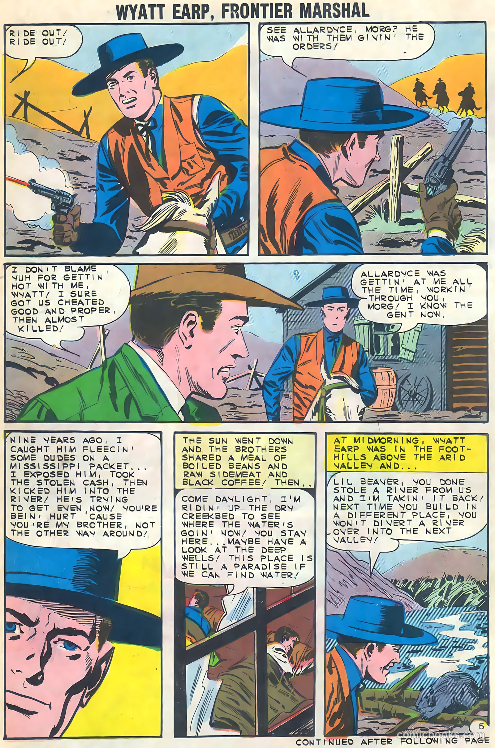 Wyatt Earp, Frontier Marshal #51 (1968, Charlton) — page 14 of 36
