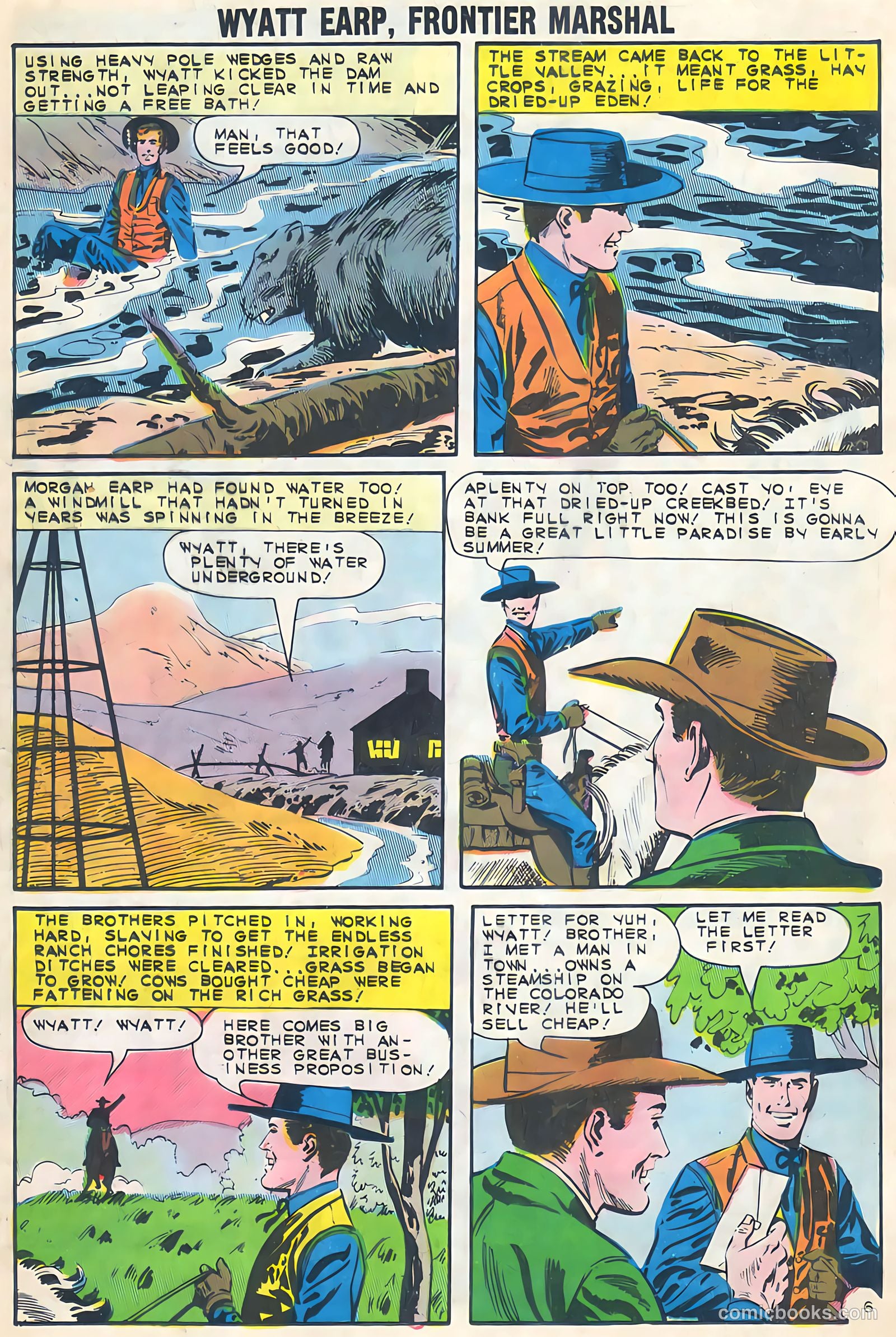 Wyatt Earp, Frontier Marshal #51 (1968, Charlton) — page 16 of 36