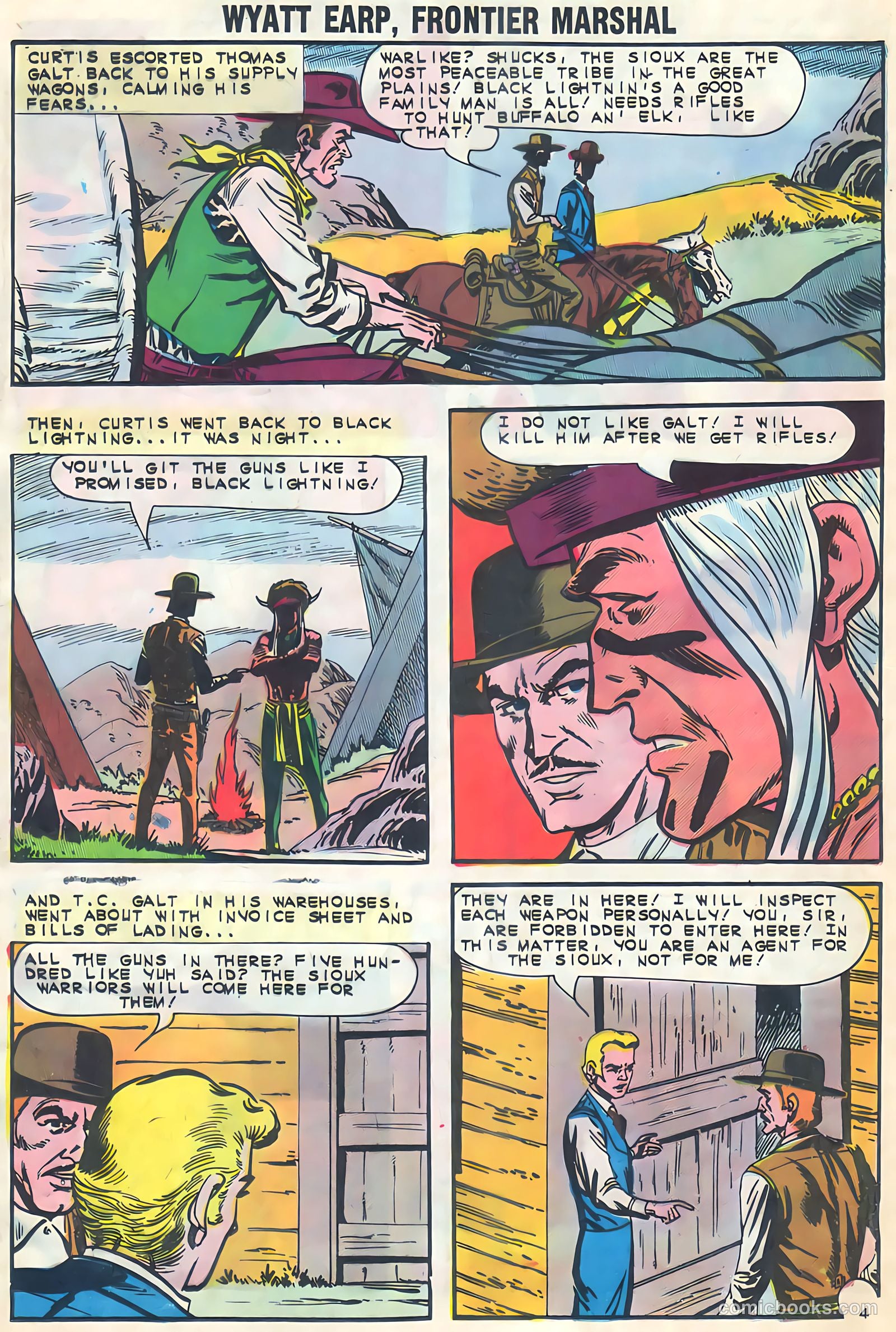 Wyatt Earp, Frontier Marshal #51 (1968, Charlton) — page 24 of 36