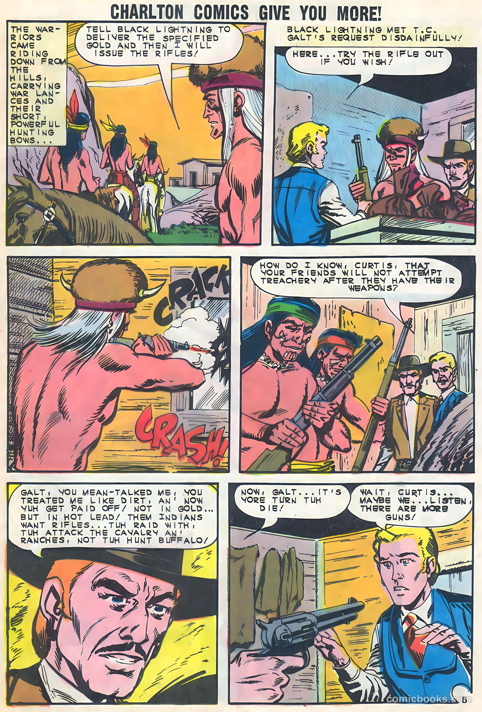 Wyatt Earp, Frontier Marshal #51 (1968, Charlton) — page 25 of 36