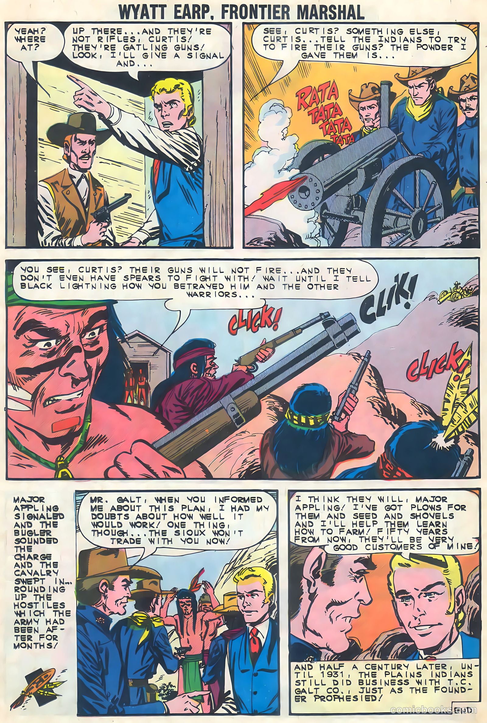 Wyatt Earp, Frontier Marshal #51 (1968, Charlton) — page 26 of 36