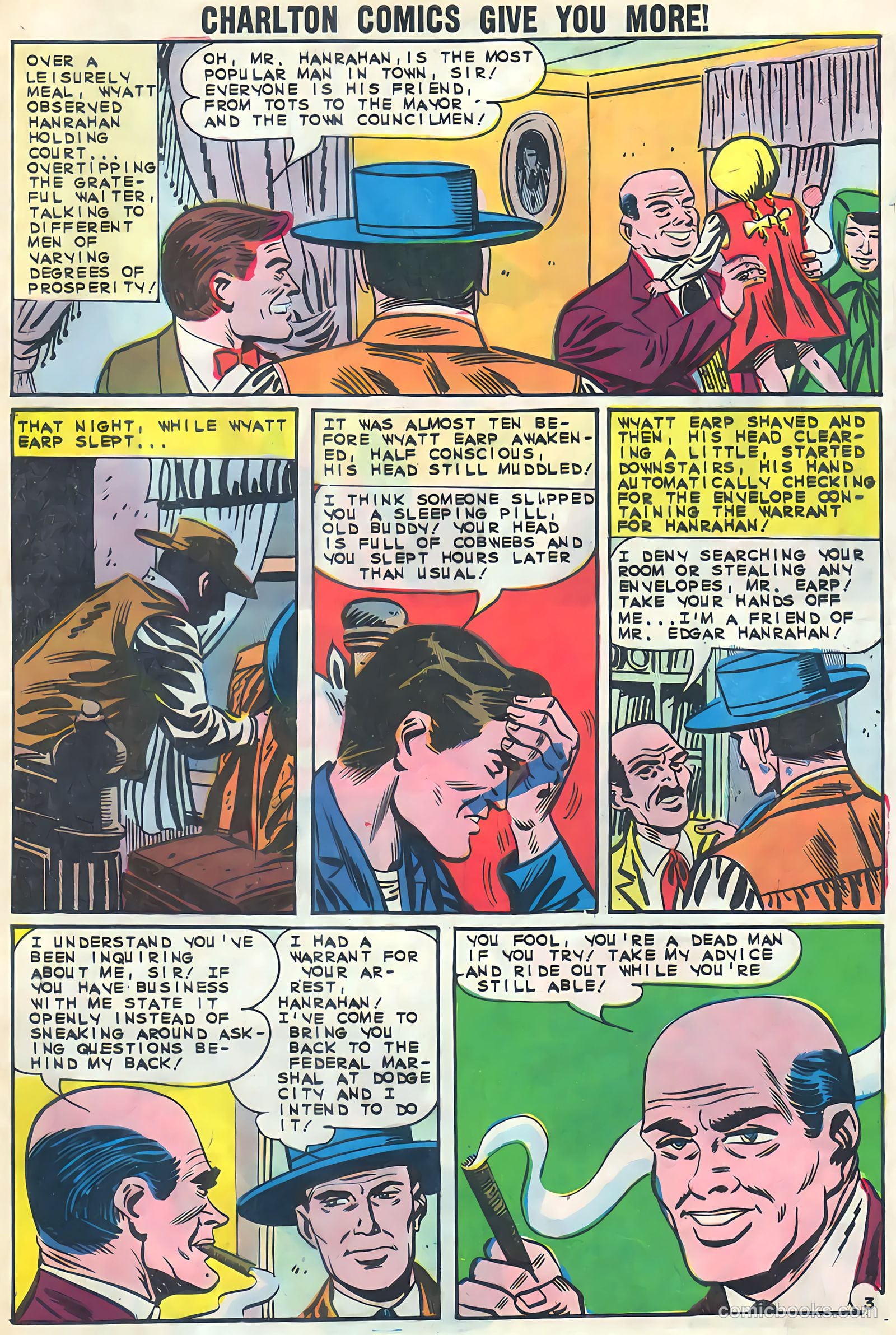 Wyatt Earp, Frontier Marshal #51 (1968, Charlton) — page 29 of 36
