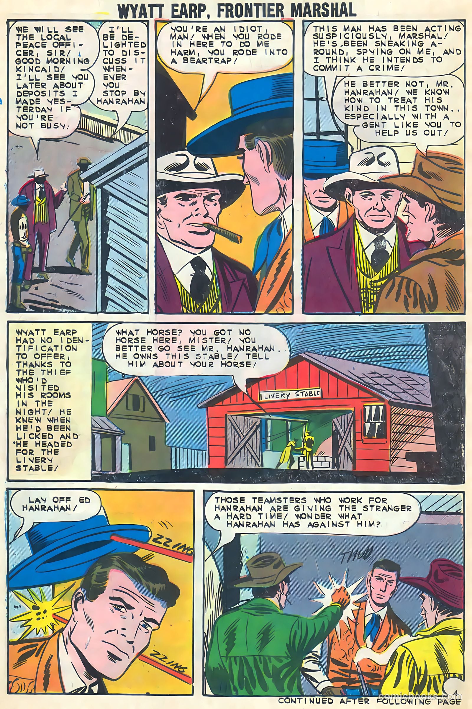 Wyatt Earp, Frontier Marshal #51 (1968, Charlton) — page 30 of 36