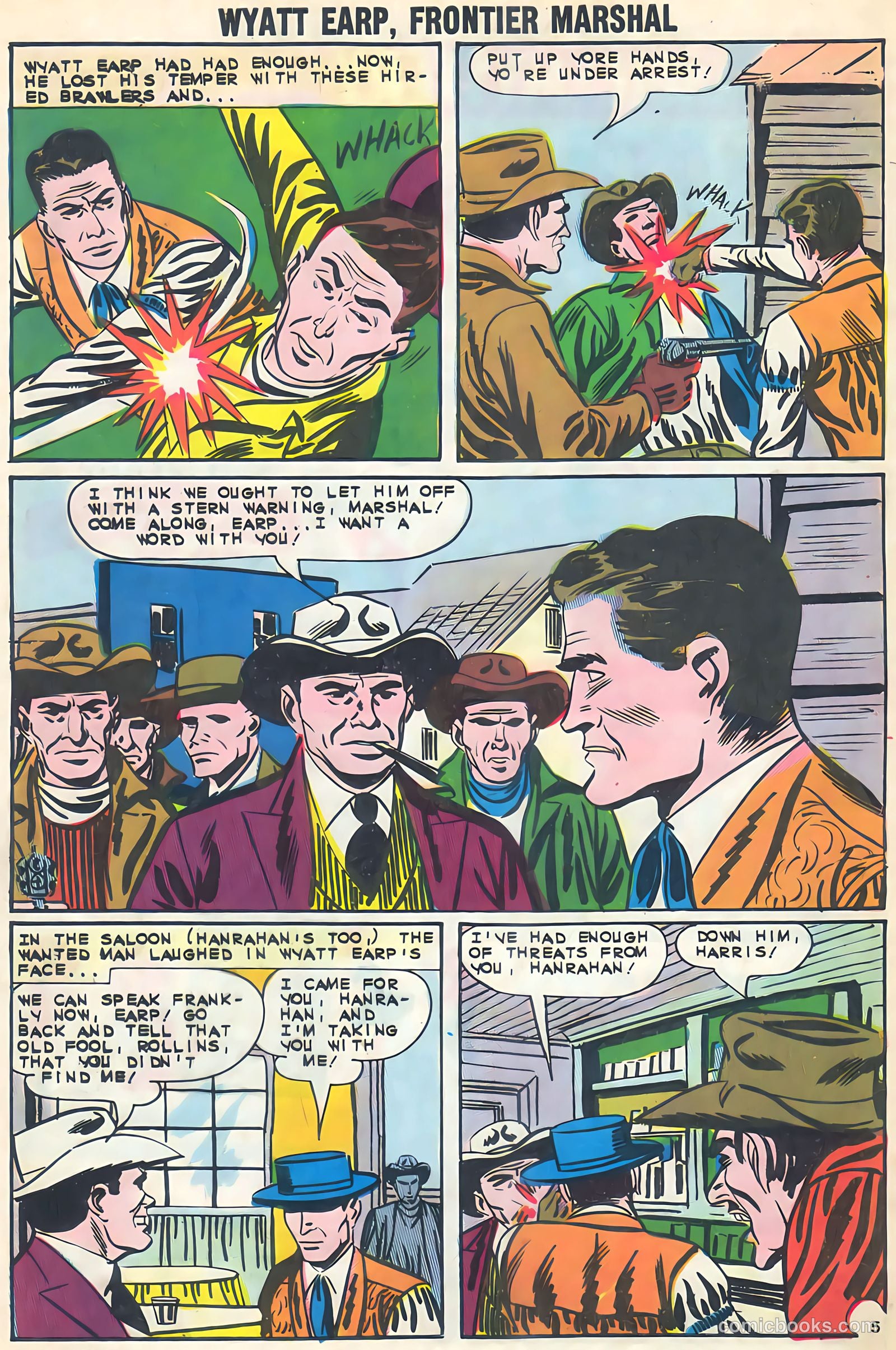 Wyatt Earp, Frontier Marshal #51 (1968, Charlton) — page 32 of 36