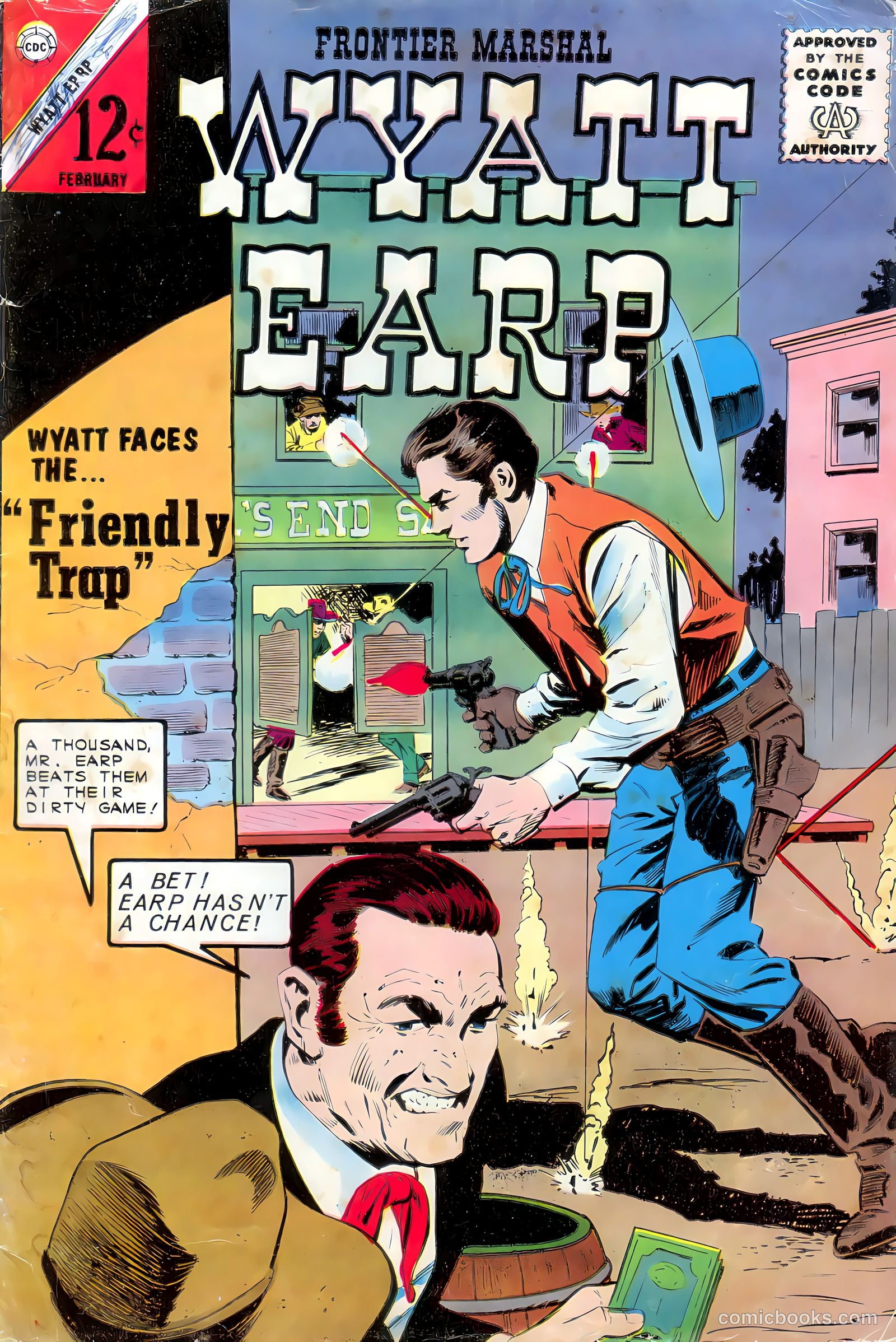 Wyatt Earp, Frontier Marshal #52 (1964, Charlton) — page 2 of 37