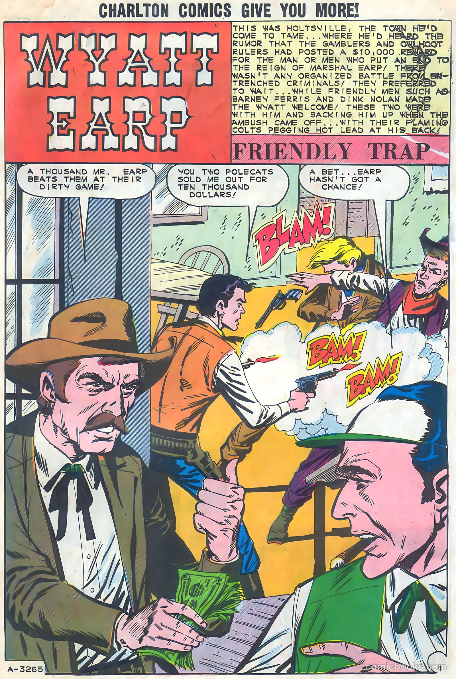 Wyatt Earp, Frontier Marshal #52 (1964, Charlton) — page 4 of 37