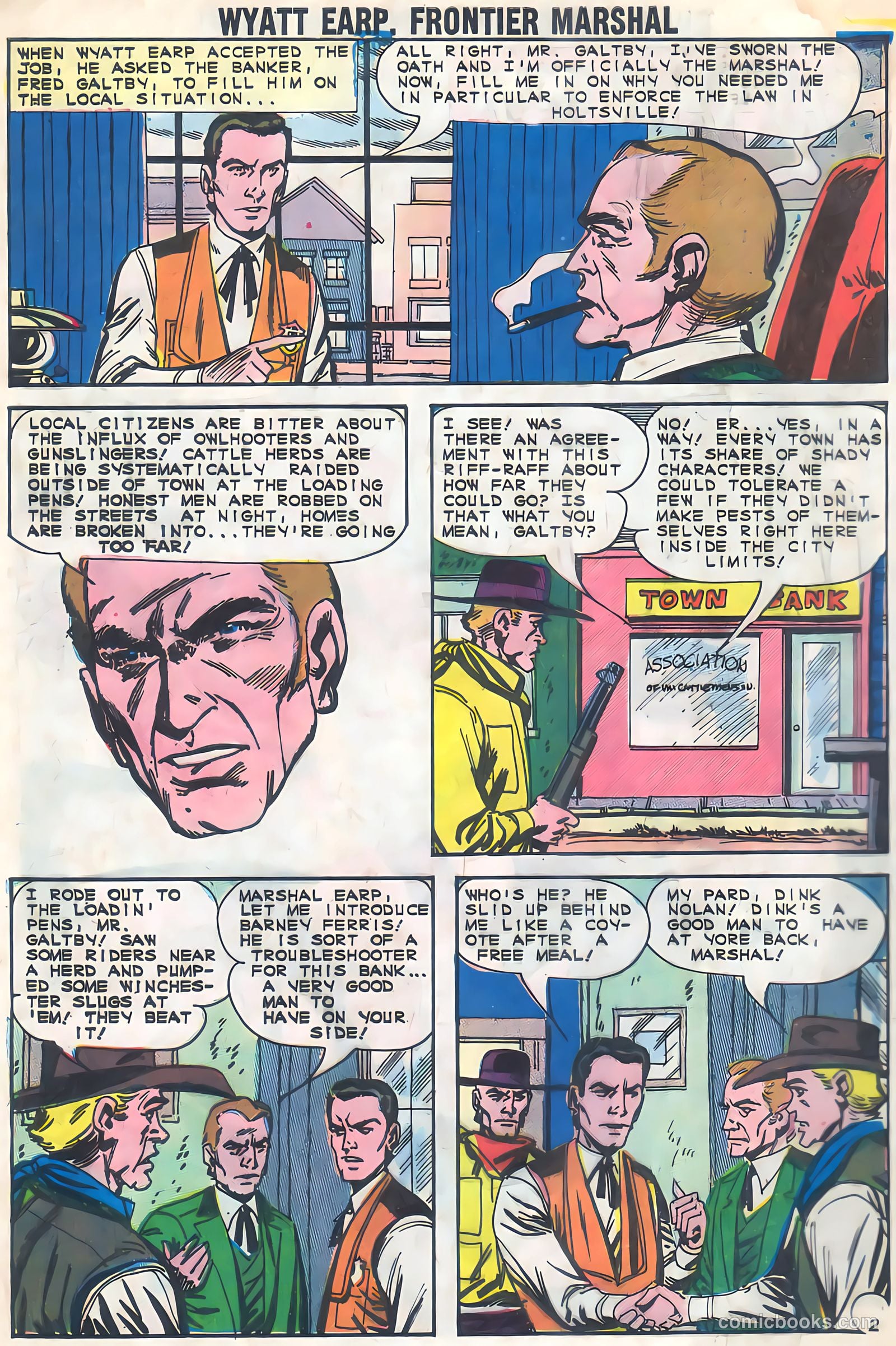 Wyatt Earp, Frontier Marshal #52 (1964, Charlton) — page 5 of 37