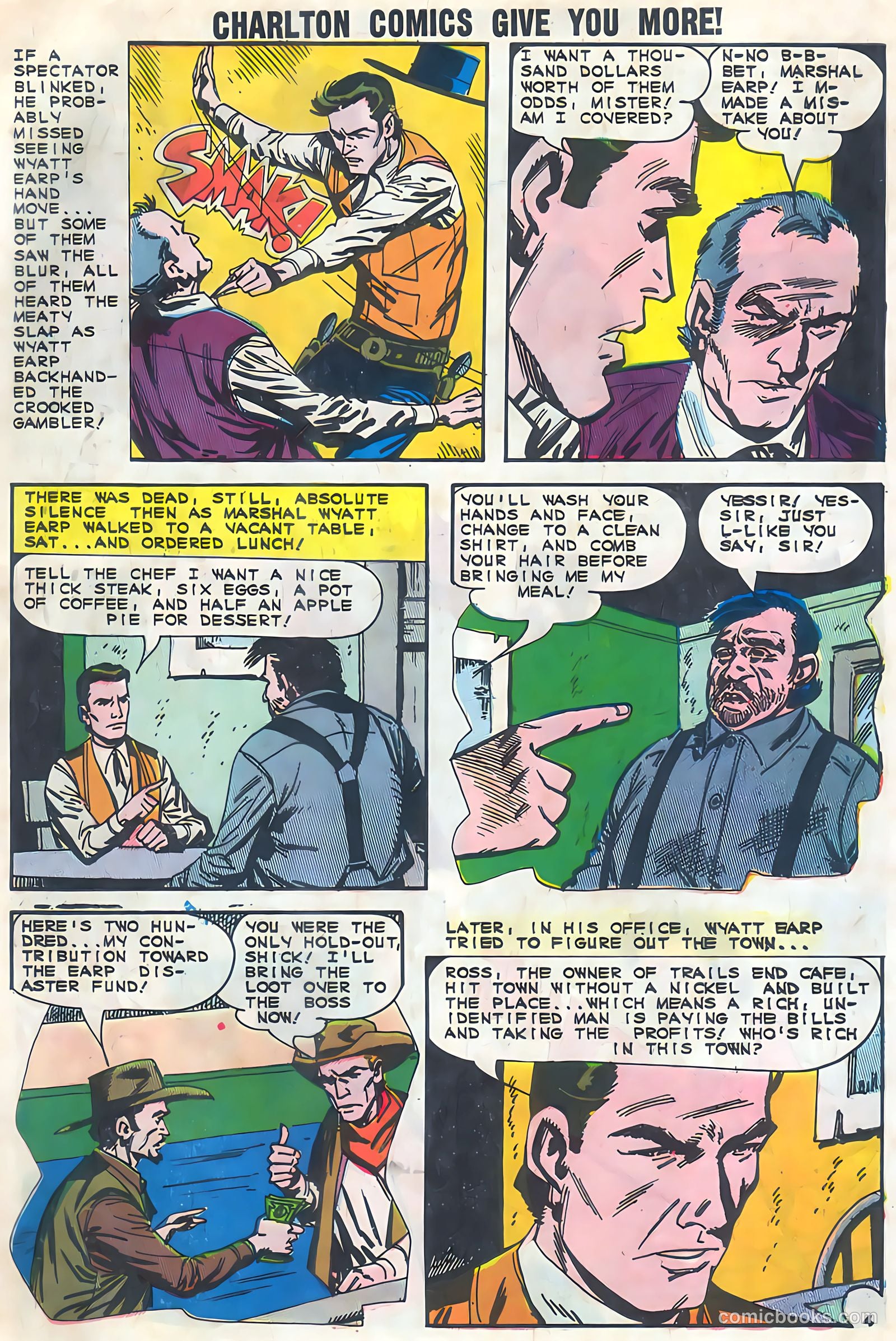 Wyatt Earp, Frontier Marshal #52 (1964, Charlton) — page 8 of 37