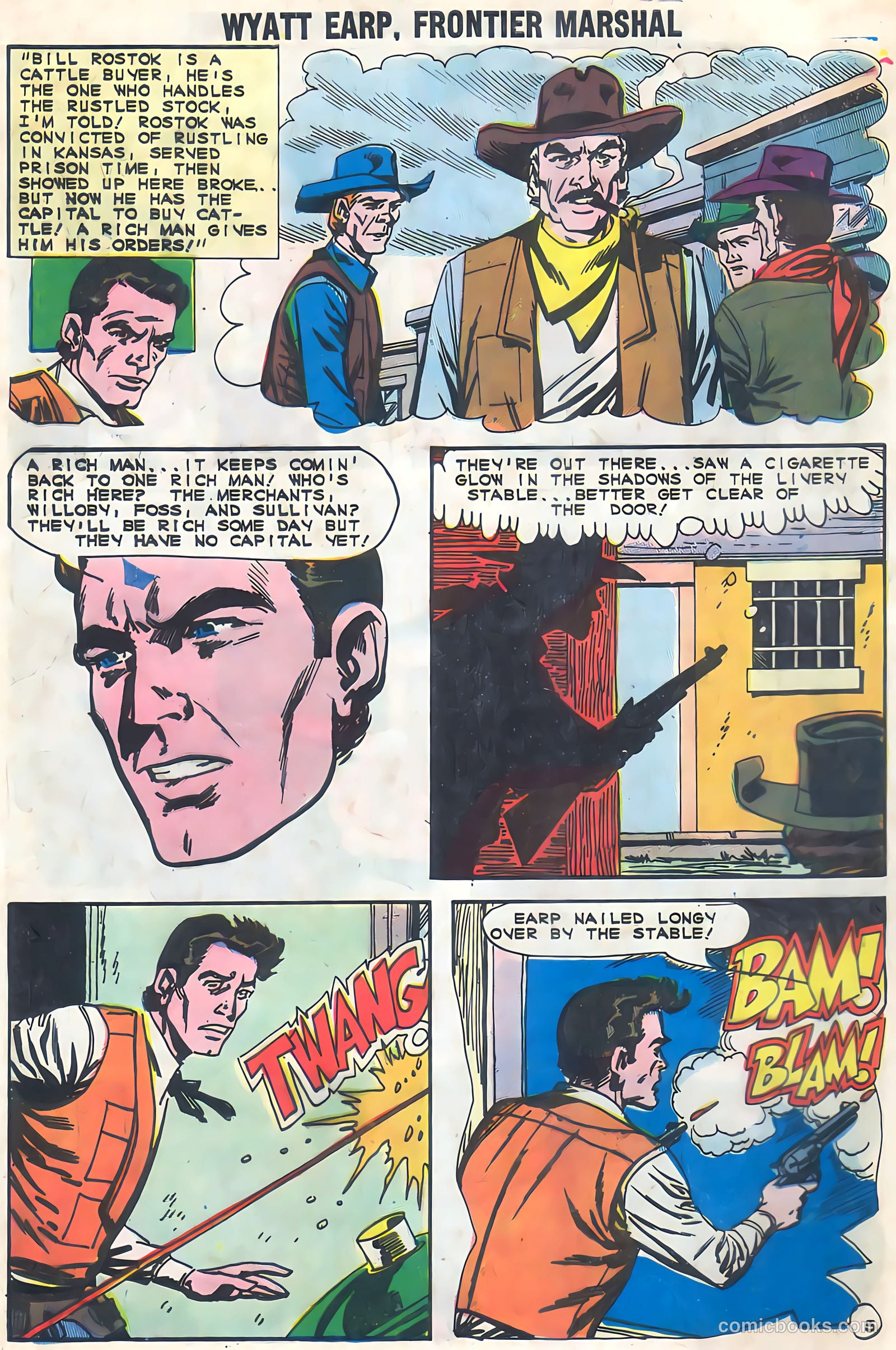 Wyatt Earp, Frontier Marshal #52 (1964, Charlton) — page 9 of 37