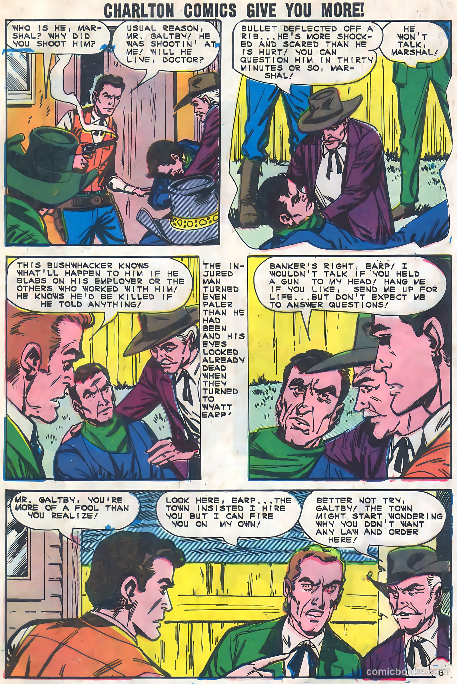 Wyatt Earp, Frontier Marshal #52 (1964, Charlton) — page 10 of 37