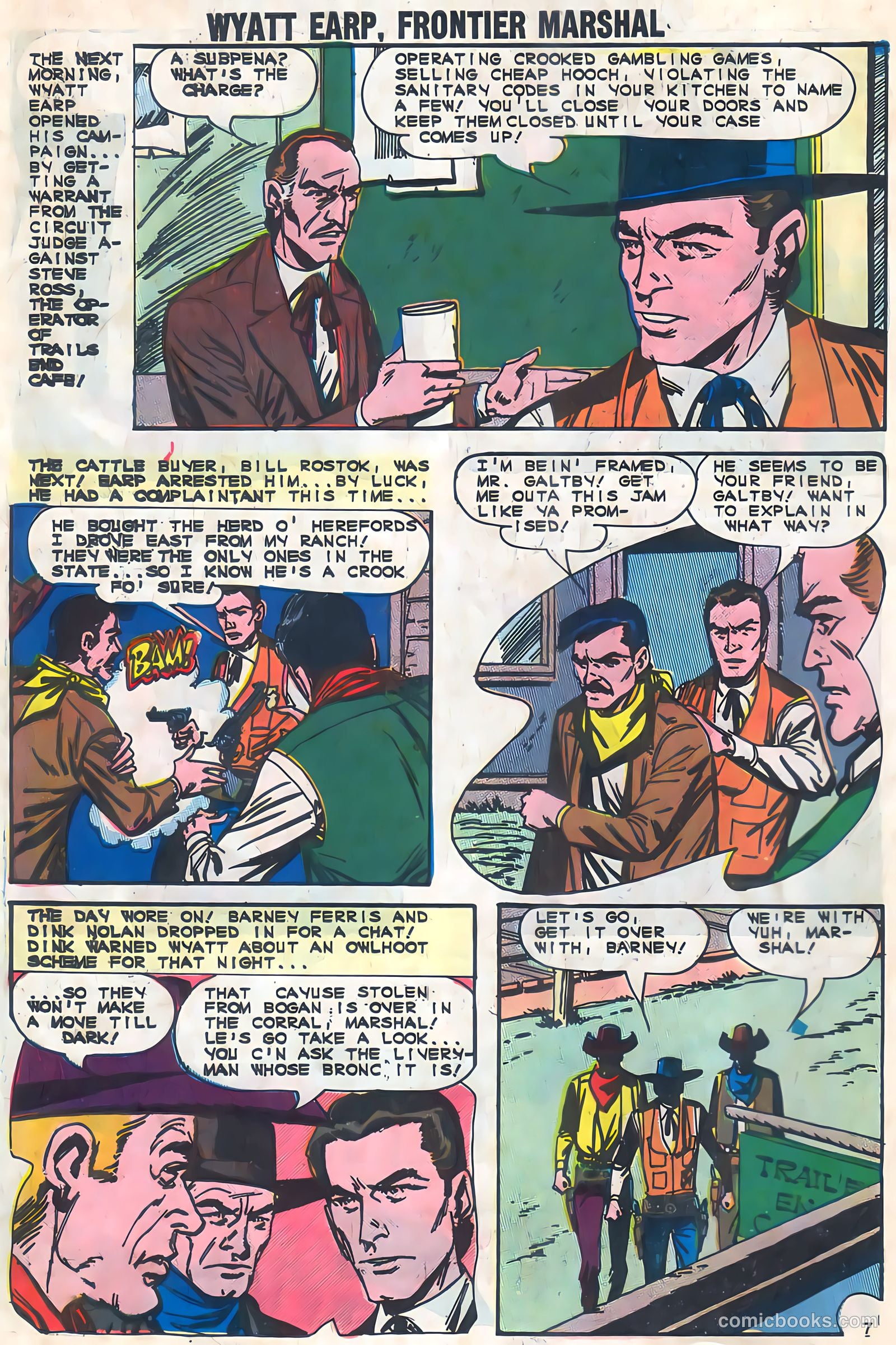 Wyatt Earp, Frontier Marshal #52 (1964, Charlton) — page 11 of 37