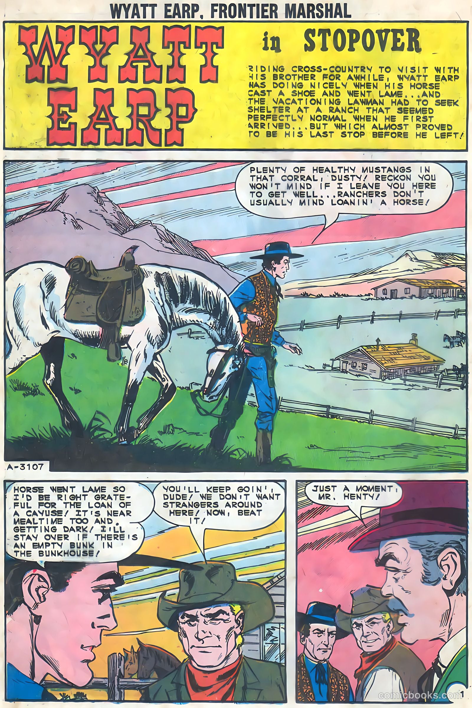 Wyatt Earp, Frontier Marshal #52 (1964, Charlton) — page 13 of 37