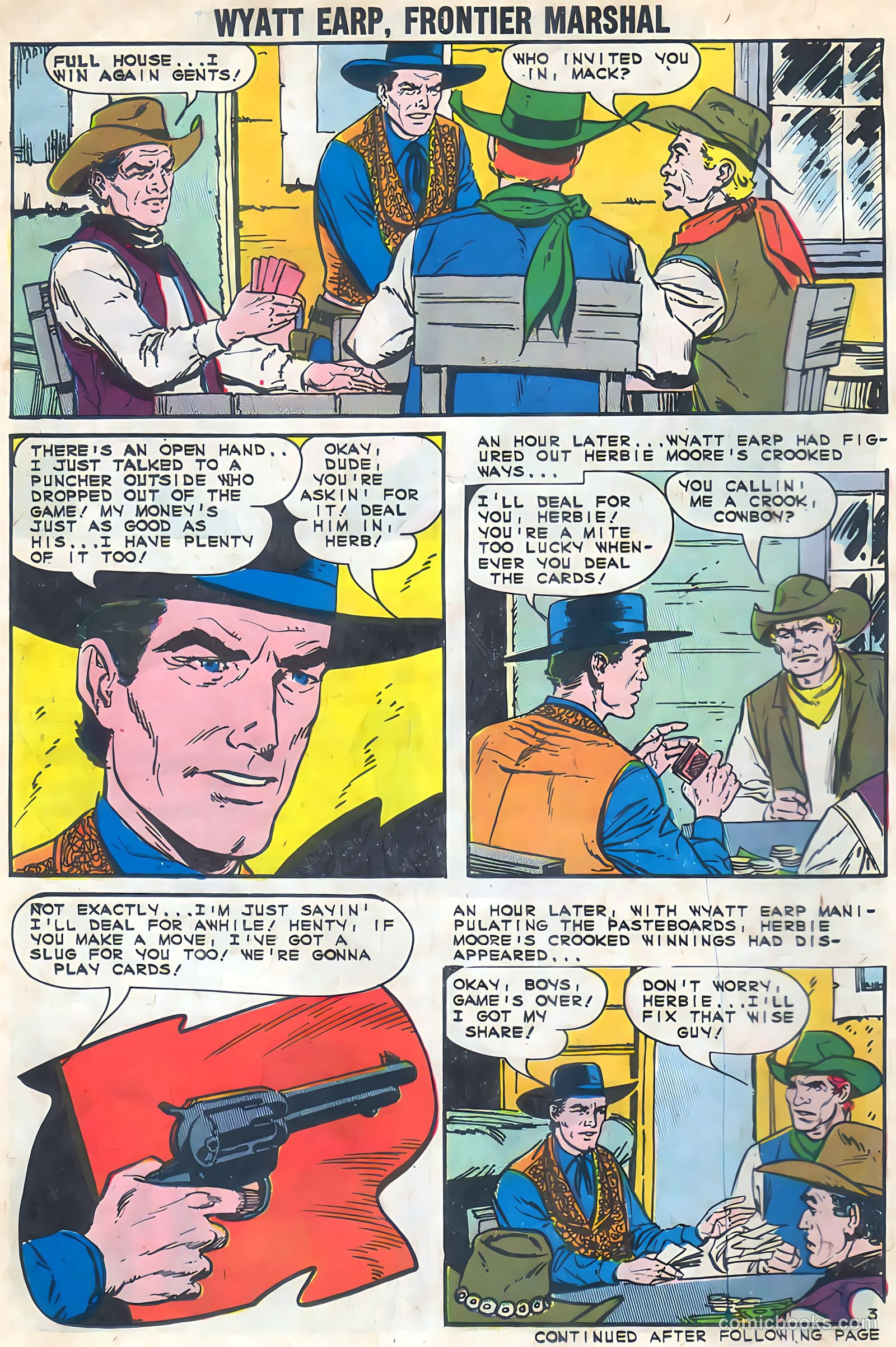Wyatt Earp, Frontier Marshal #52 (1964, Charlton) — page 15 of 37