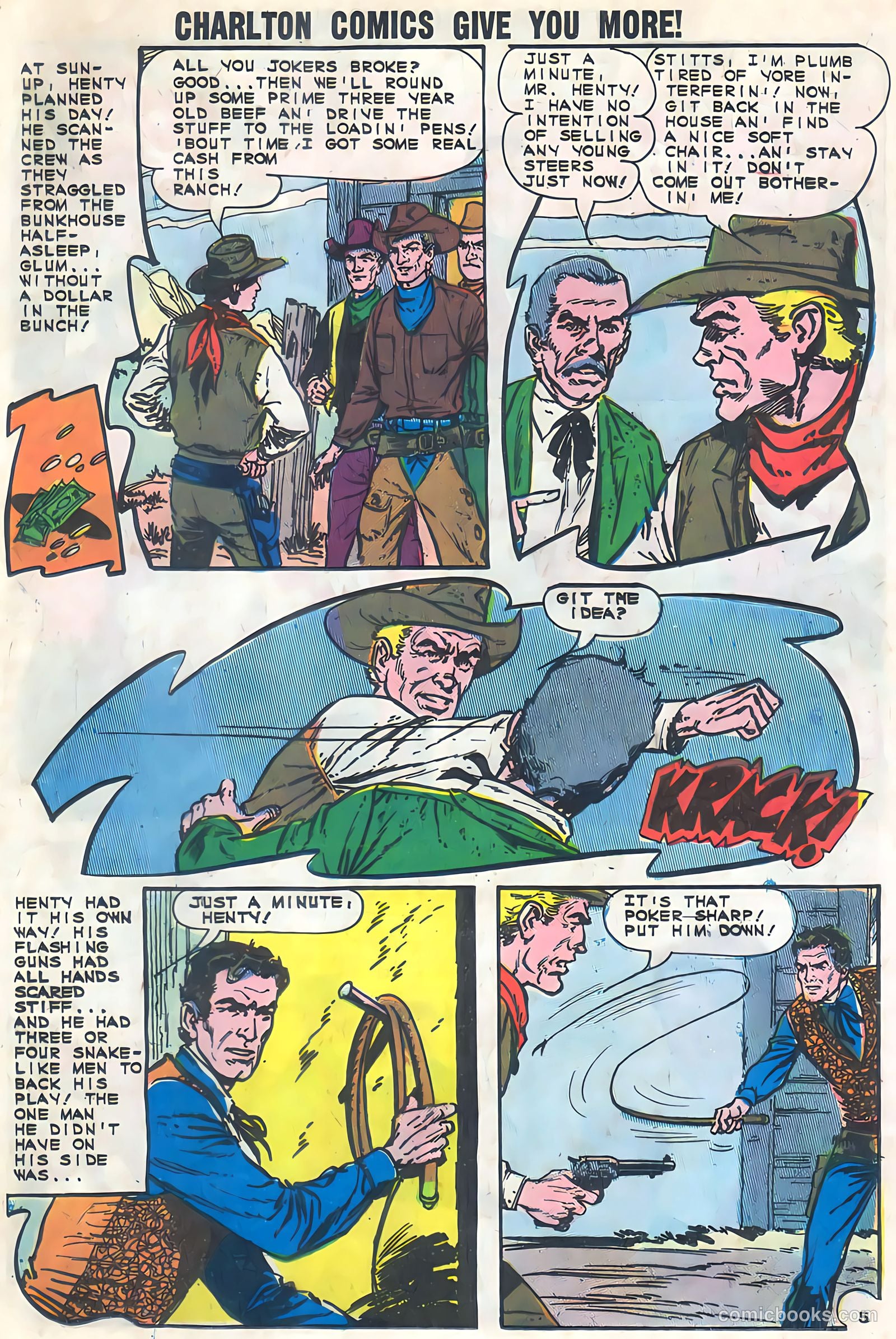 Wyatt Earp, Frontier Marshal #52 (1964, Charlton) — page 18 of 37