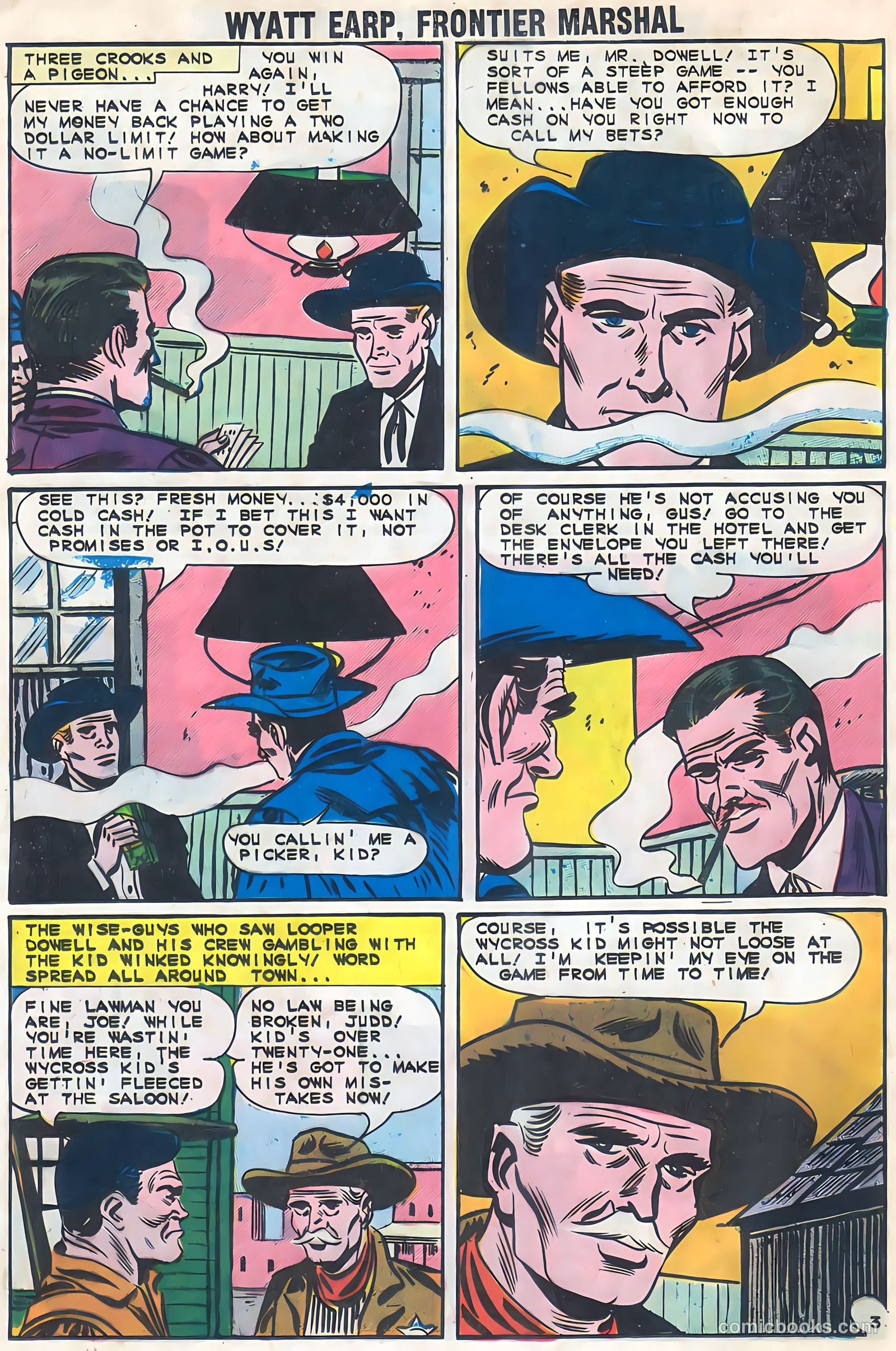 Wyatt Earp, Frontier Marshal #52 (1964, Charlton) — page 25 of 37