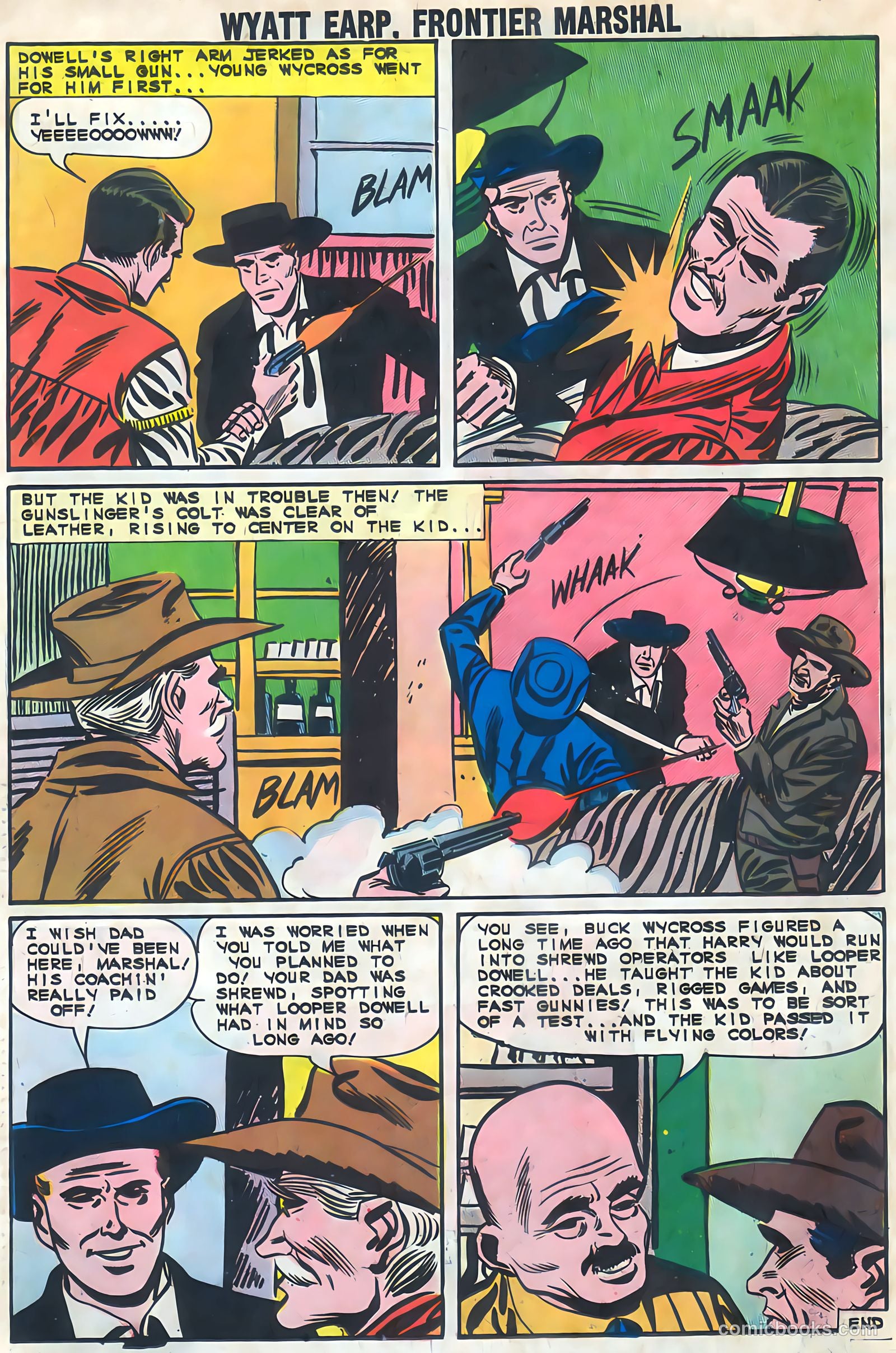 Wyatt Earp, Frontier Marshal #52 (1964, Charlton) — page 27 of 37
