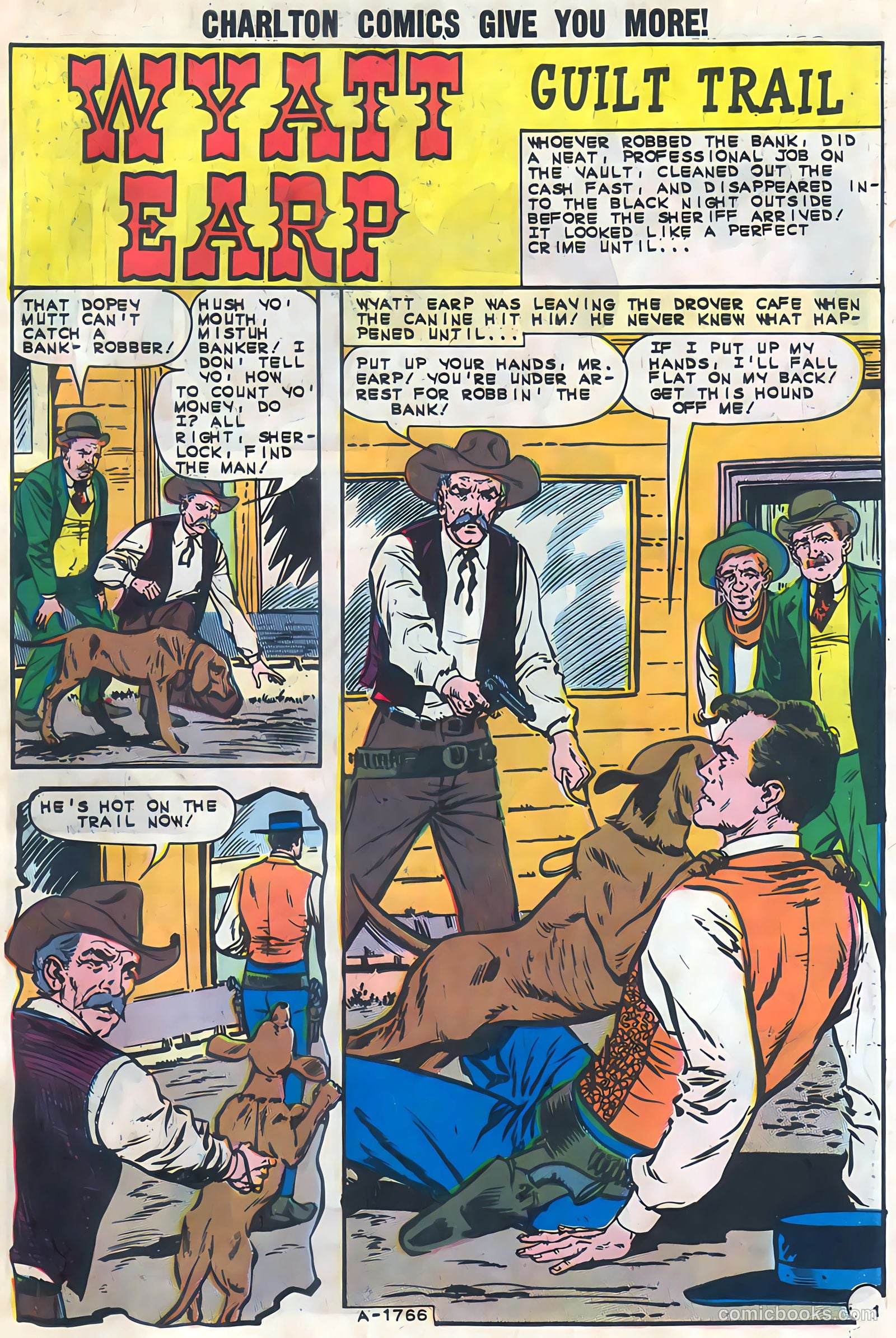 Wyatt Earp, Frontier Marshal #52 (1964, Charlton) — page 28 of 37
