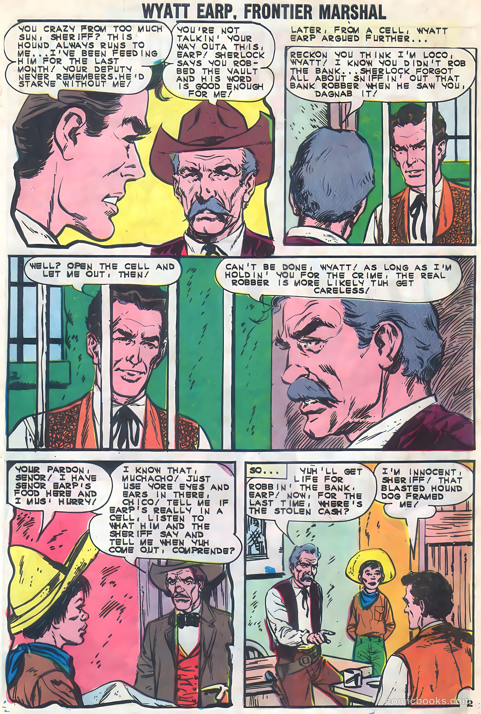 Wyatt Earp, Frontier Marshal #52 (1964, Charlton) — page 29 of 37