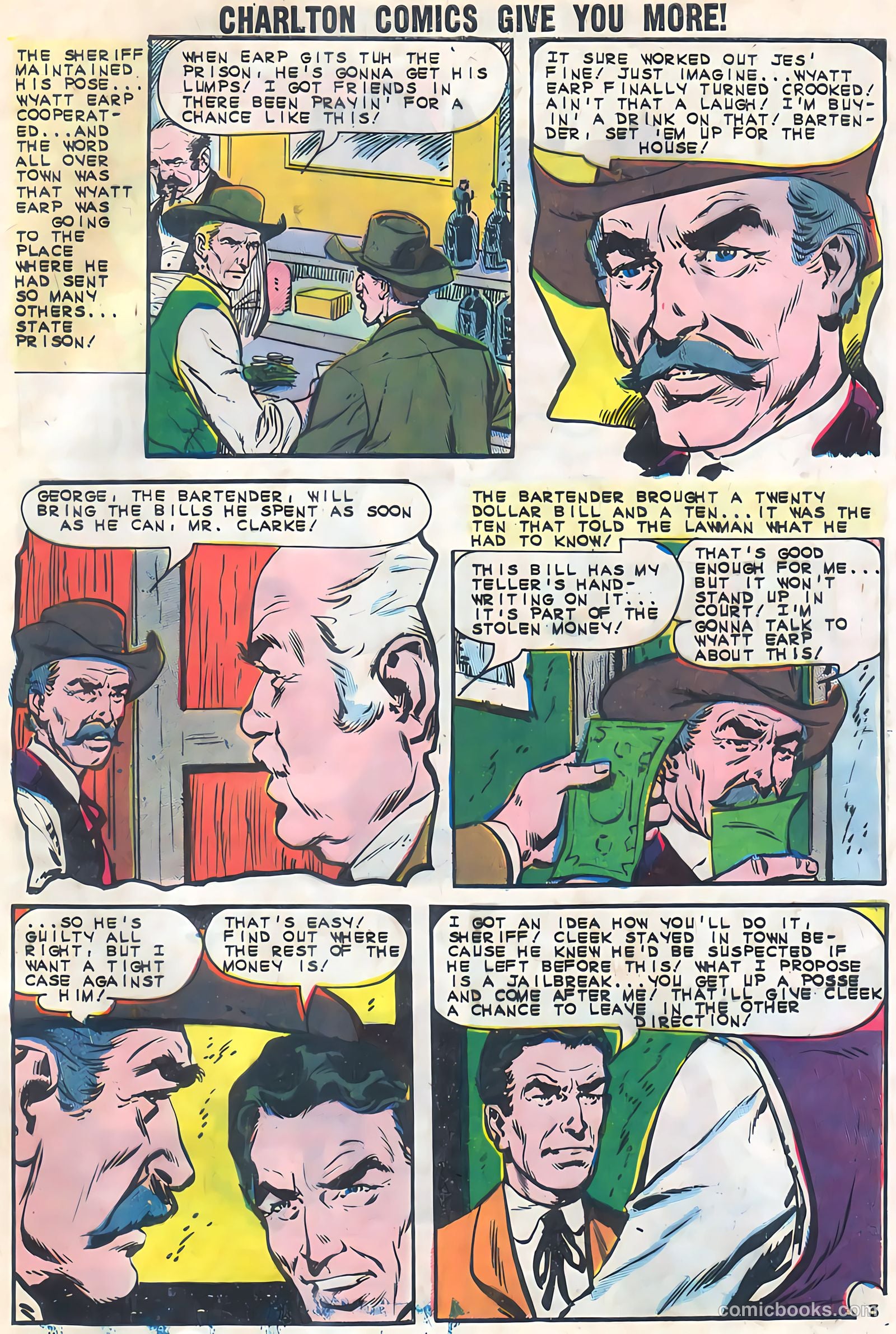 Wyatt Earp, Frontier Marshal #52 (1964, Charlton) — page 30 of 37