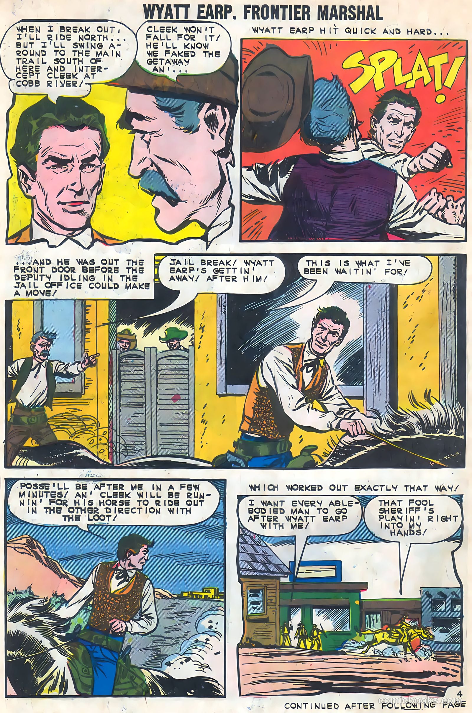 Wyatt Earp, Frontier Marshal #52 (1964, Charlton) — page 31 of 37