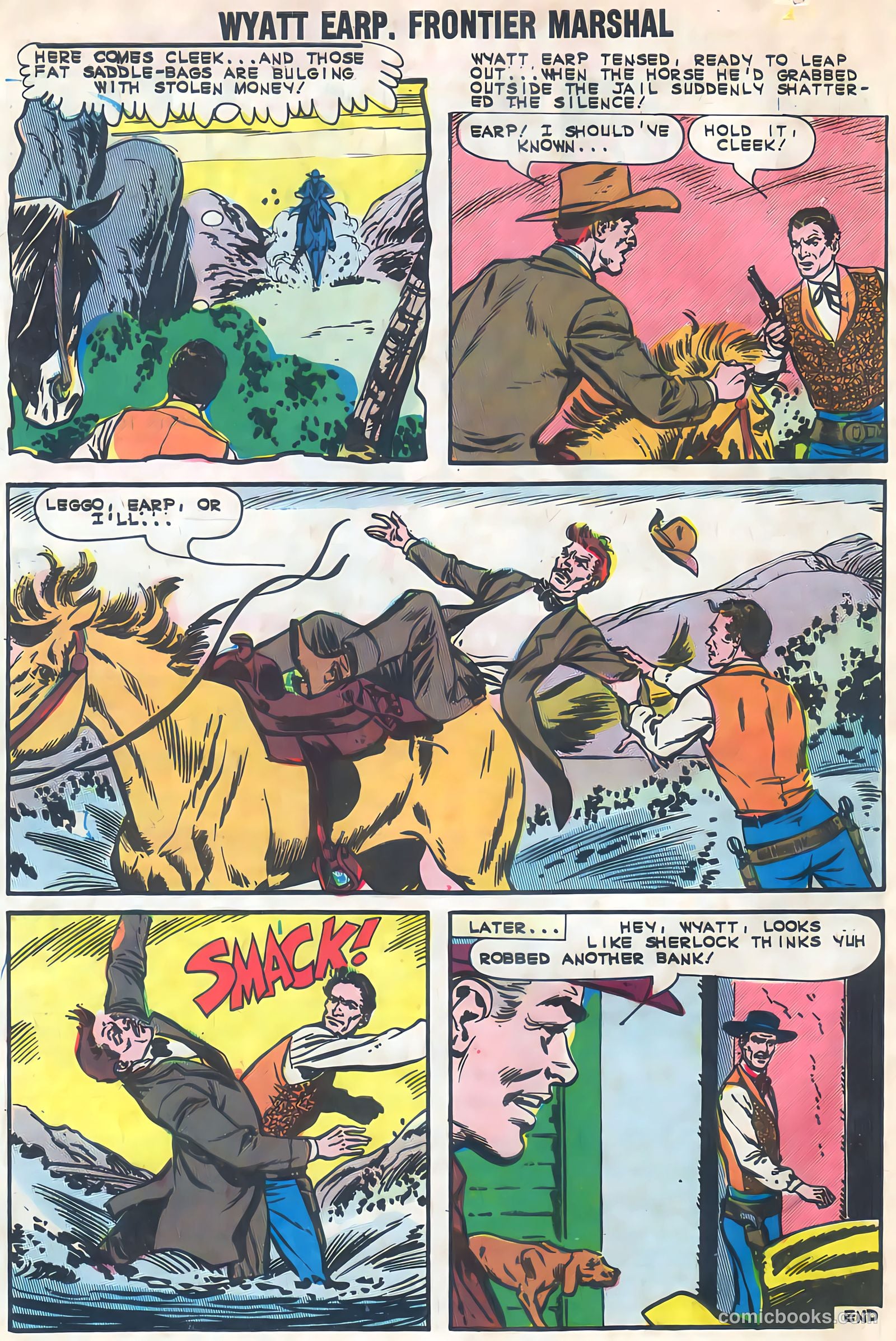 Wyatt Earp, Frontier Marshal #52 (1964, Charlton) — page 33 of 37