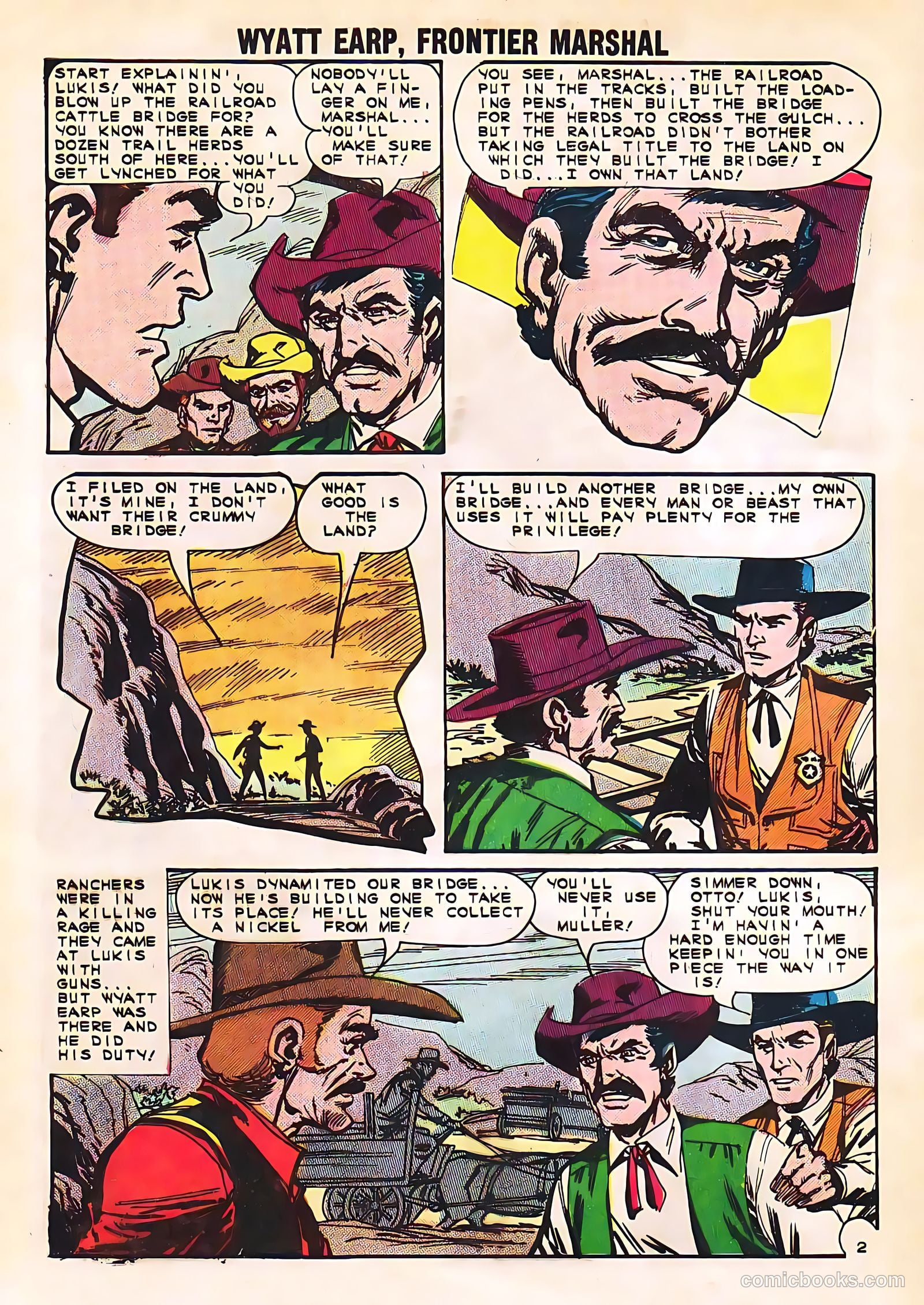Wyatt Earp, Frontier Marshal #53 (1964, Charlton) — page 4 of 36