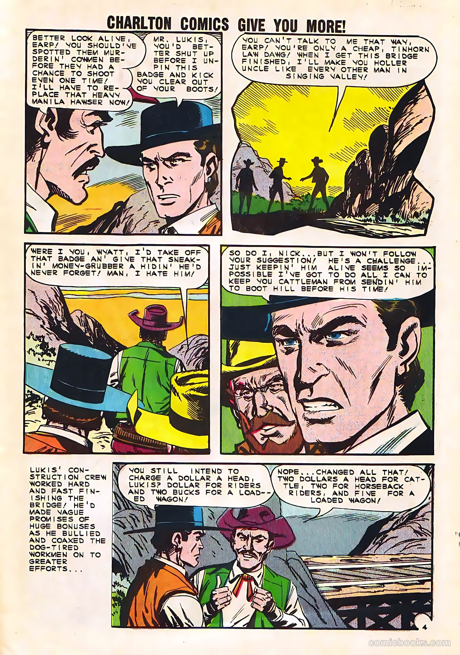 Wyatt Earp, Frontier Marshal #53 (1964, Charlton) — page 7 of 36