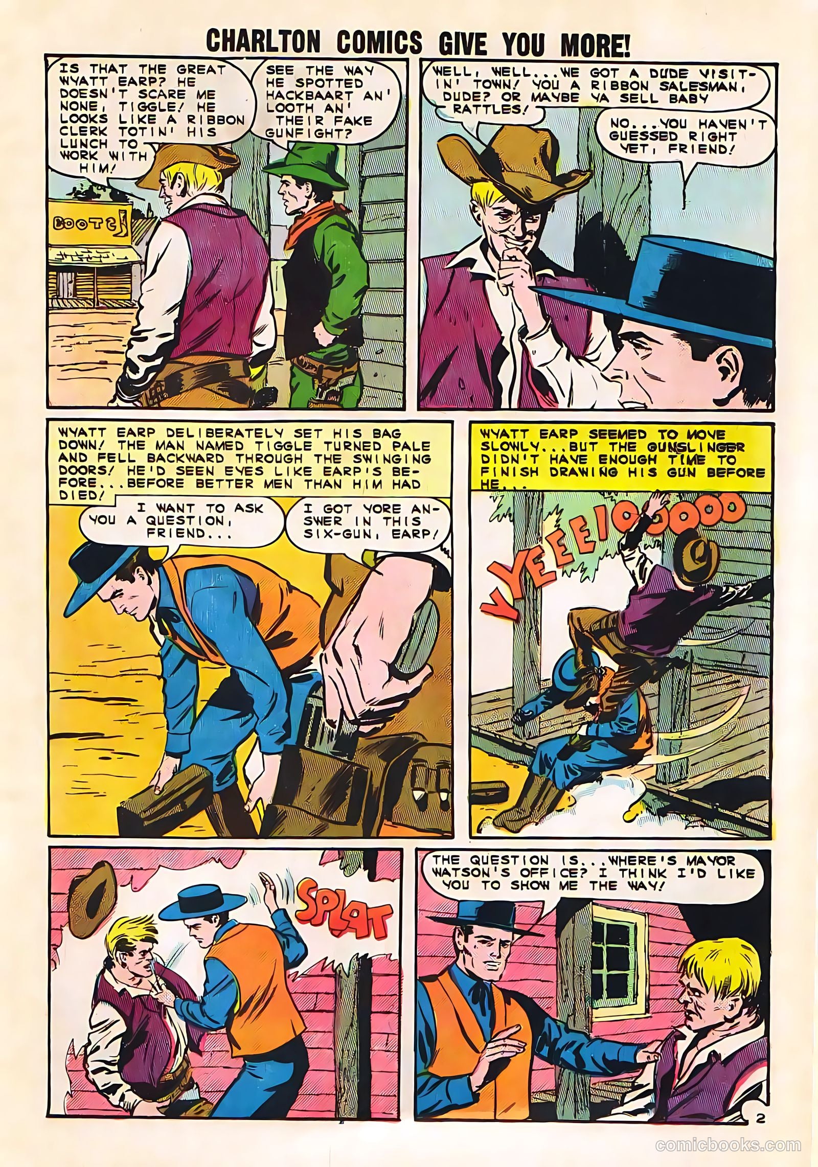 Wyatt Earp, Frontier Marshal #53 (1964, Charlton) — page 11 of 36