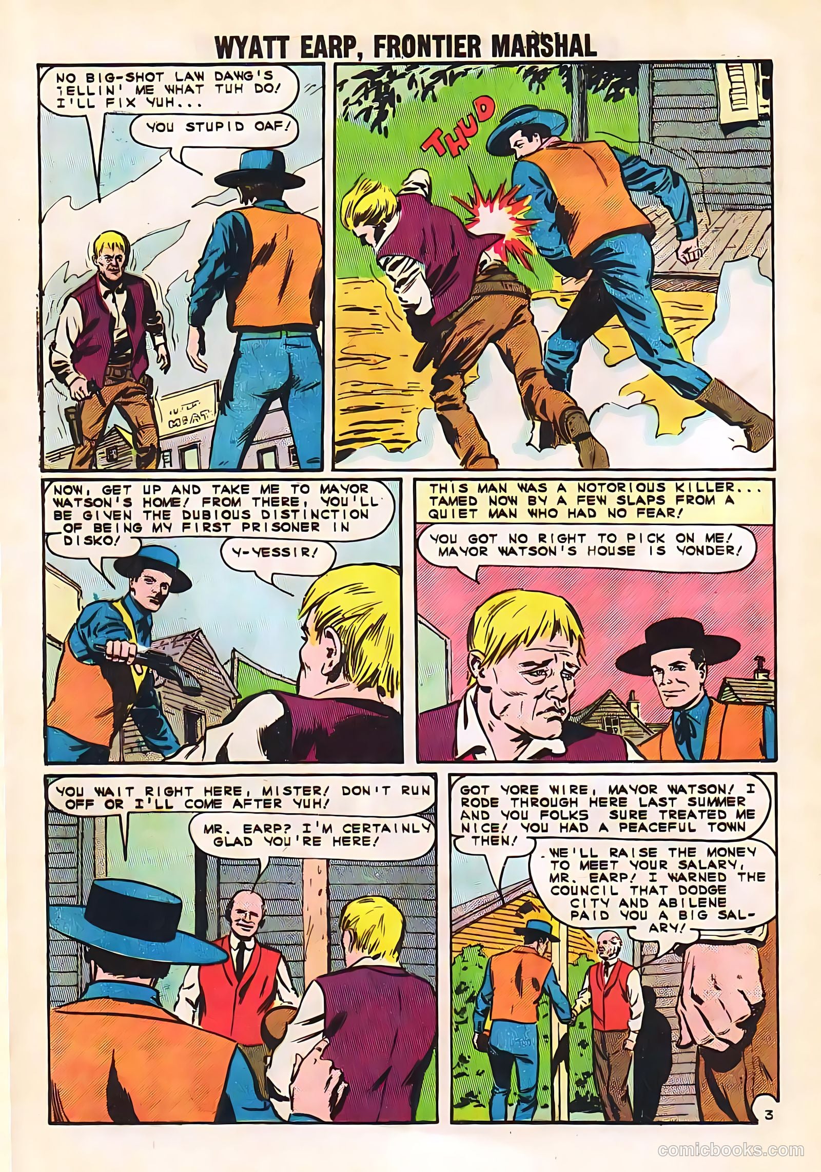 Wyatt Earp, Frontier Marshal #53 (1964, Charlton) — page 12 of 36