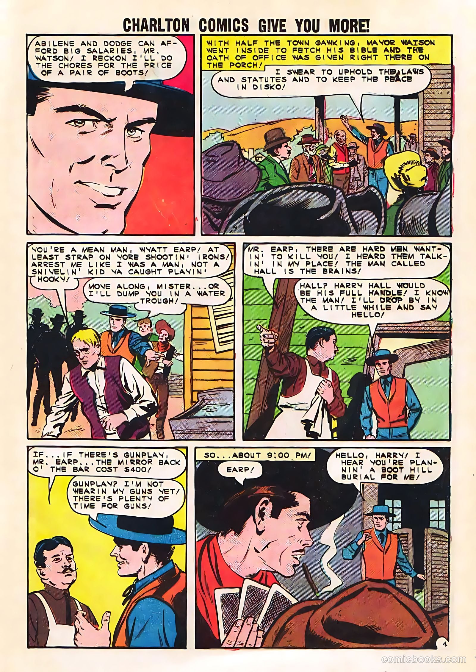 Wyatt Earp, Frontier Marshal #53 (1964, Charlton) — page 13 of 36