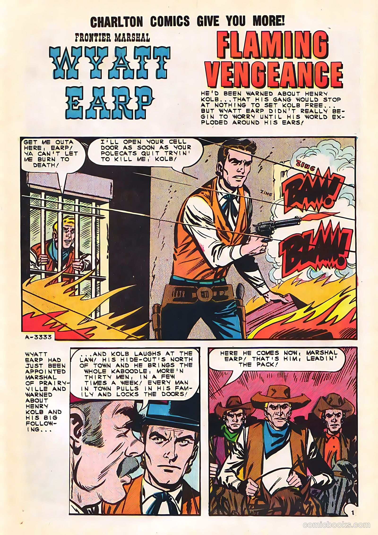 Wyatt Earp, Frontier Marshal #53 (1964, Charlton) — page 19 of 36