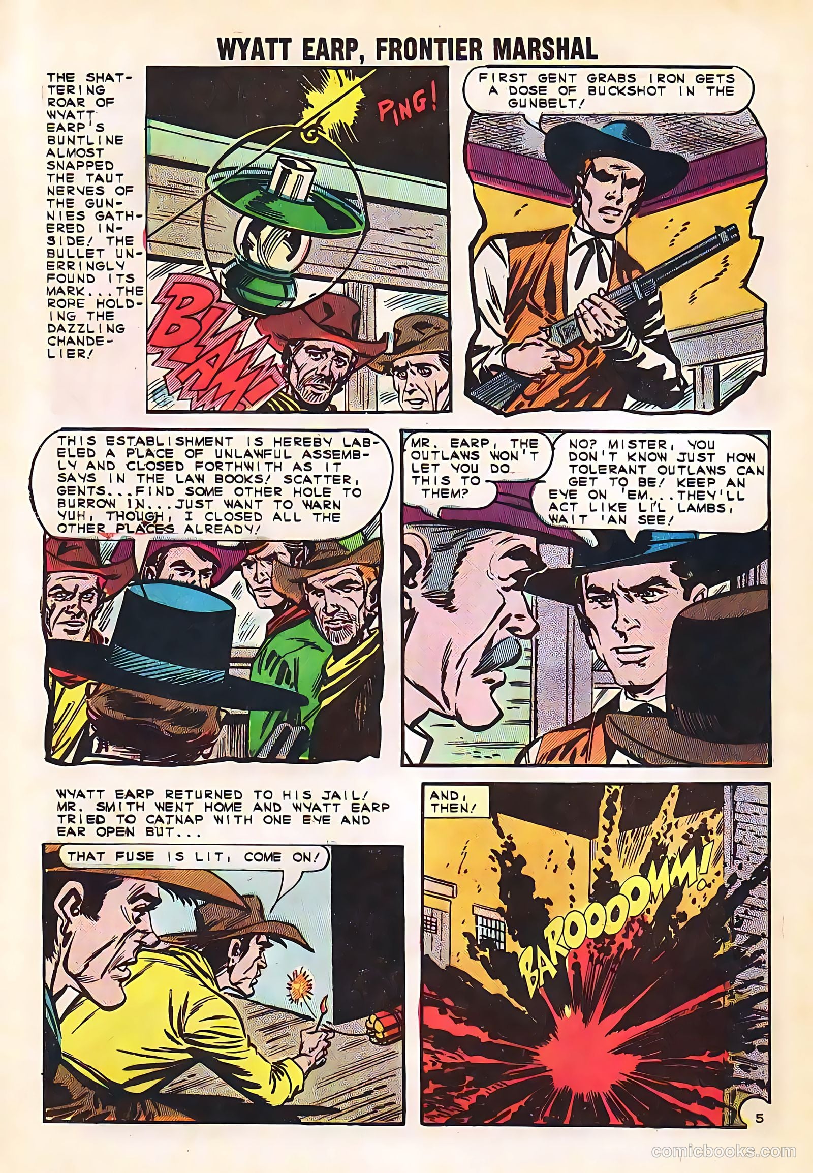 Wyatt Earp, Frontier Marshal #53 (1964, Charlton) — page 24 of 36