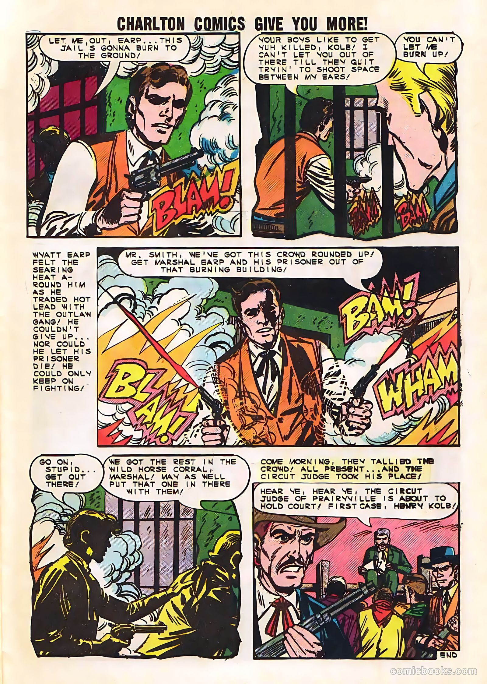 Wyatt Earp, Frontier Marshal #53 (1964, Charlton) — page 25 of 36