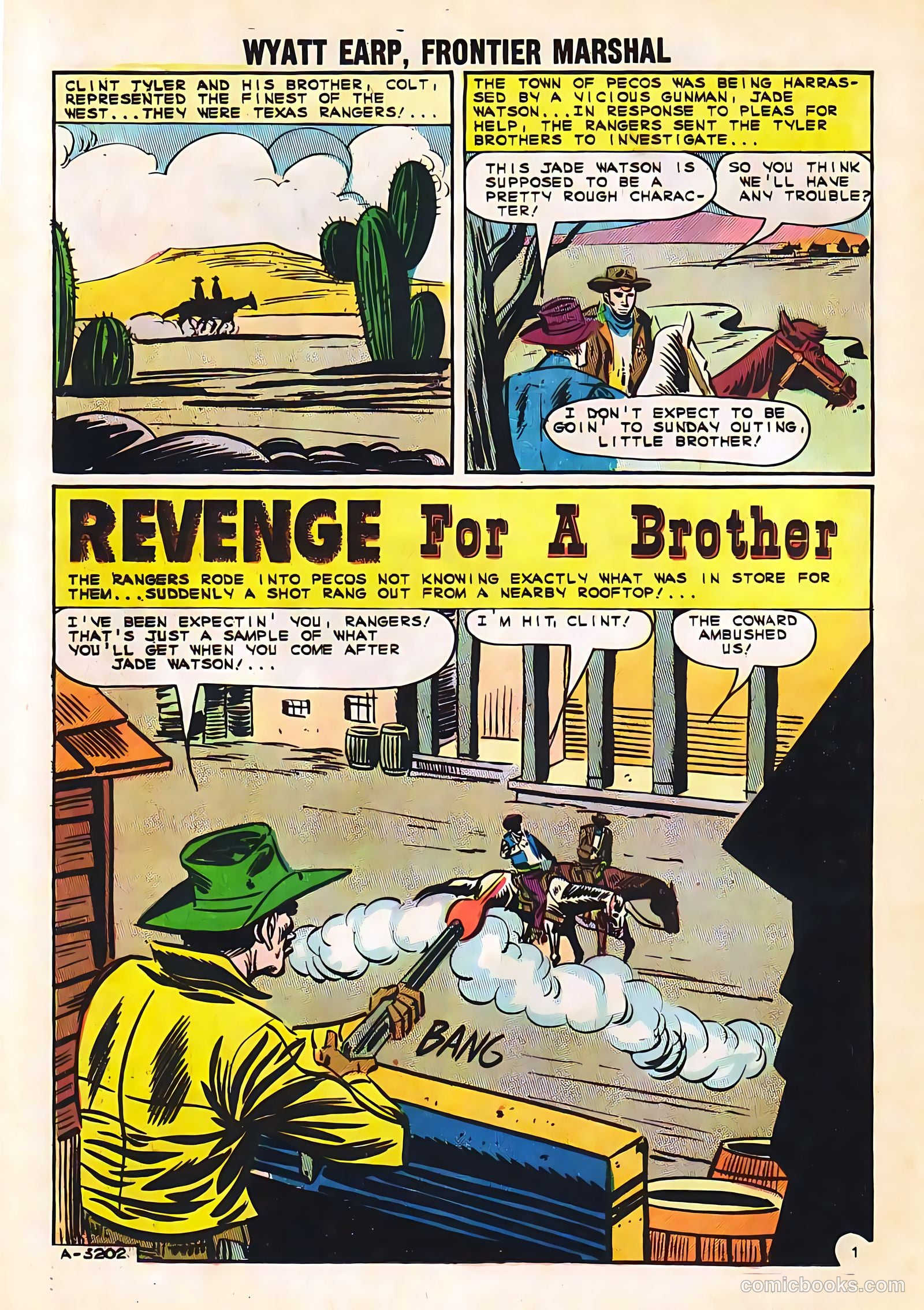 Wyatt Earp, Frontier Marshal #53 (1964, Charlton) — page 26 of 36