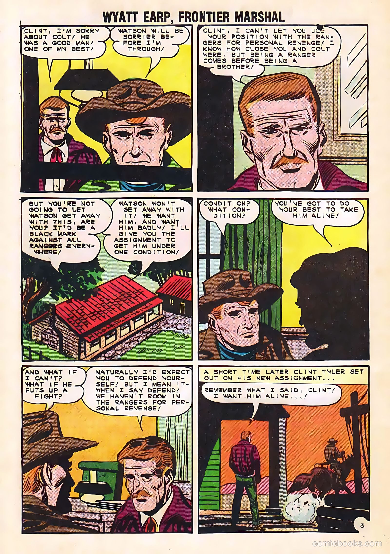 Wyatt Earp, Frontier Marshal #53 (1964, Charlton) — page 28 of 36