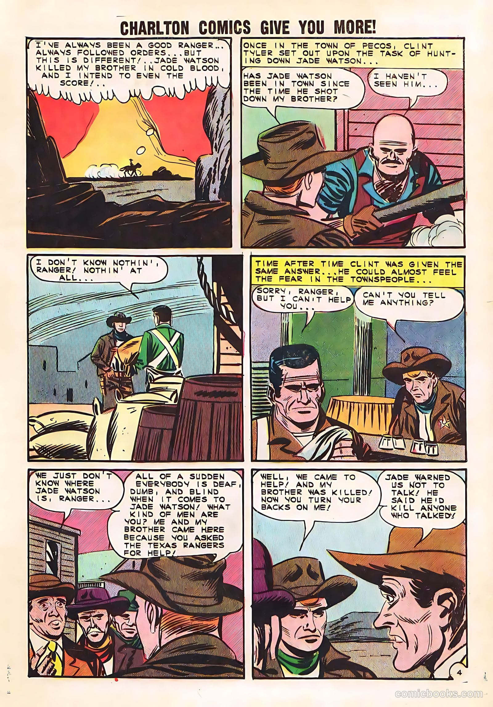 Wyatt Earp, Frontier Marshal #53 (1964, Charlton) — page 29 of 36