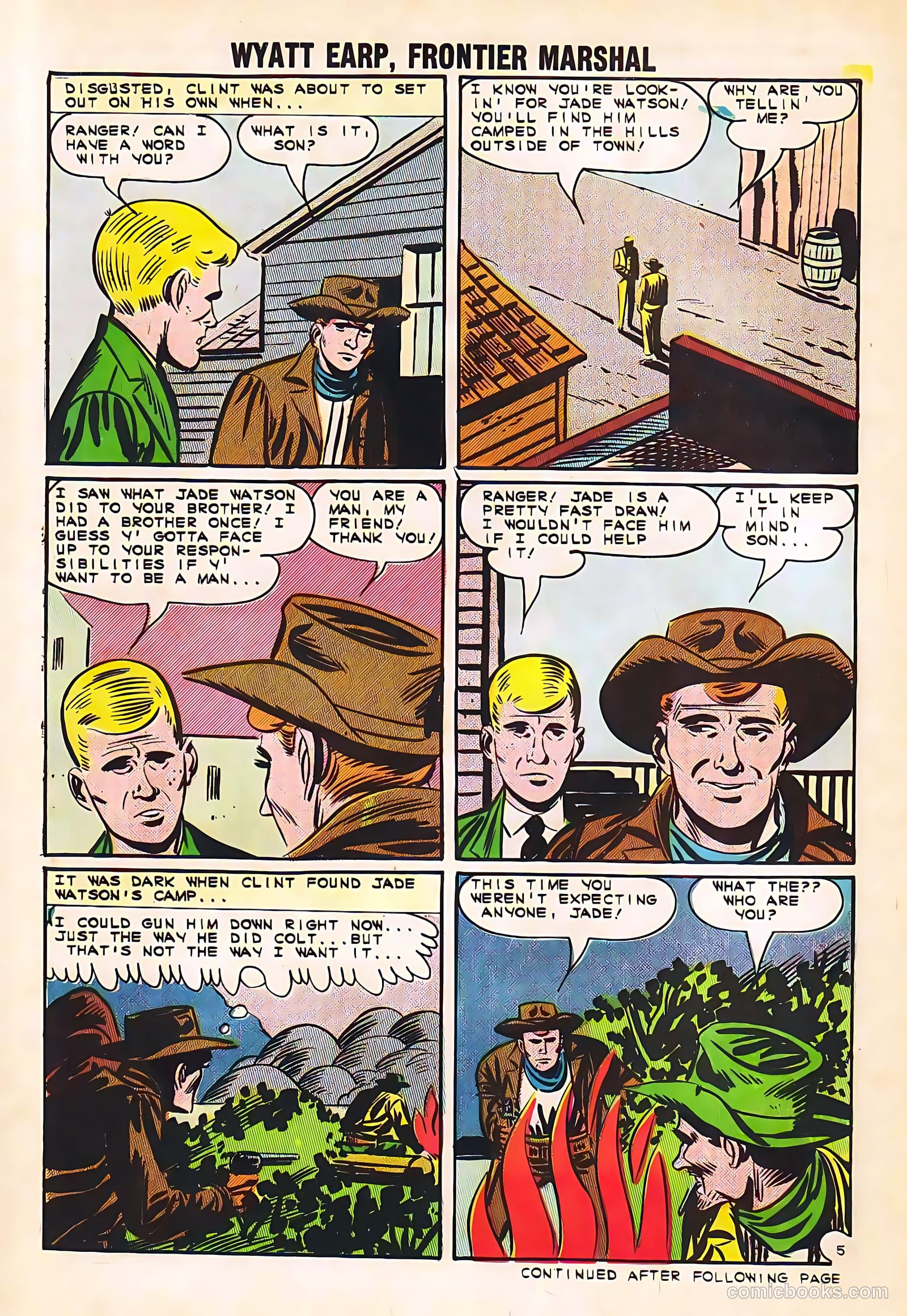 Wyatt Earp, Frontier Marshal #53 (1964, Charlton) — page 30 of 36