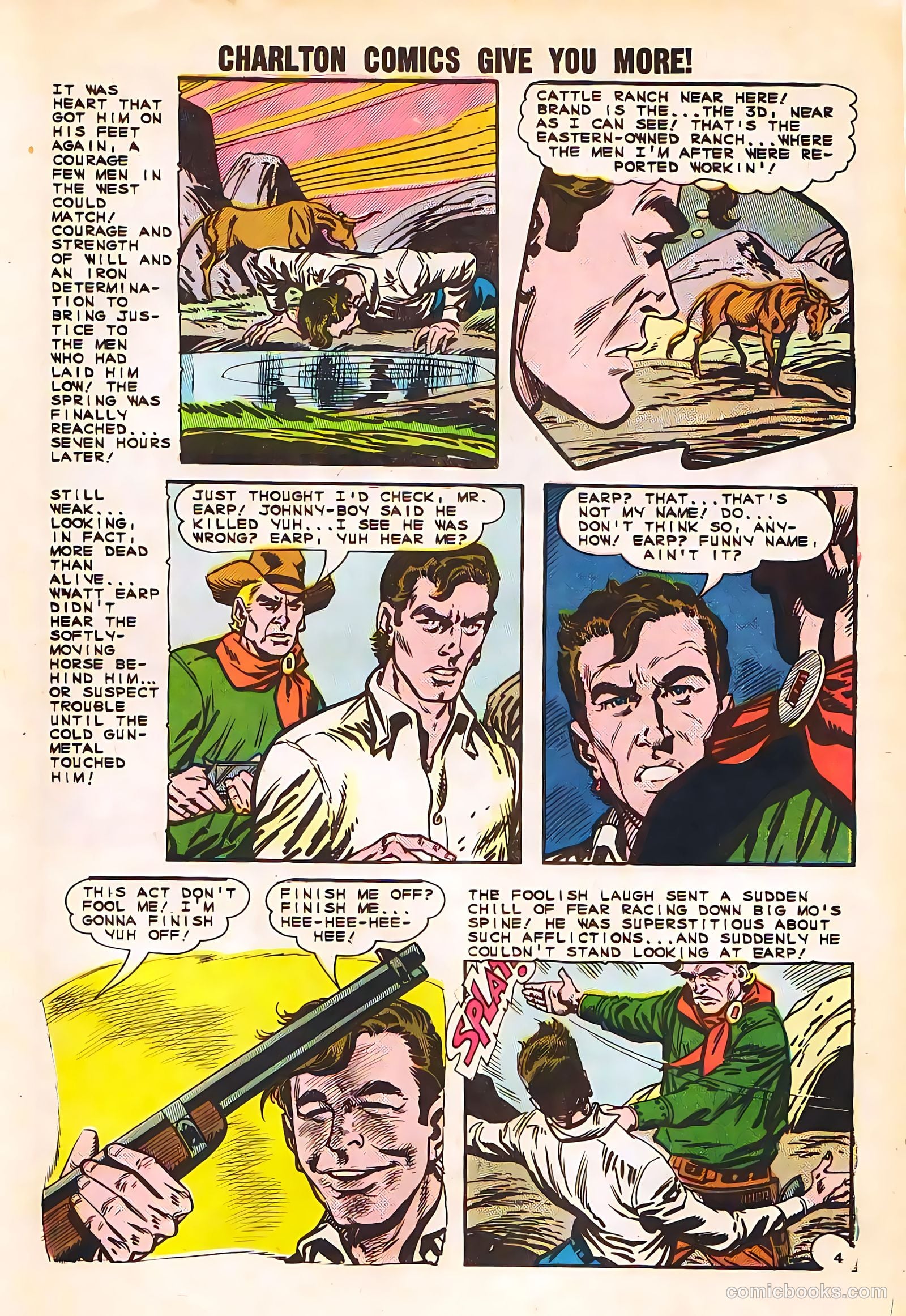 Wyatt Earp, Frontier Marshal #54 (1964, Charlton) — page 7 of 36