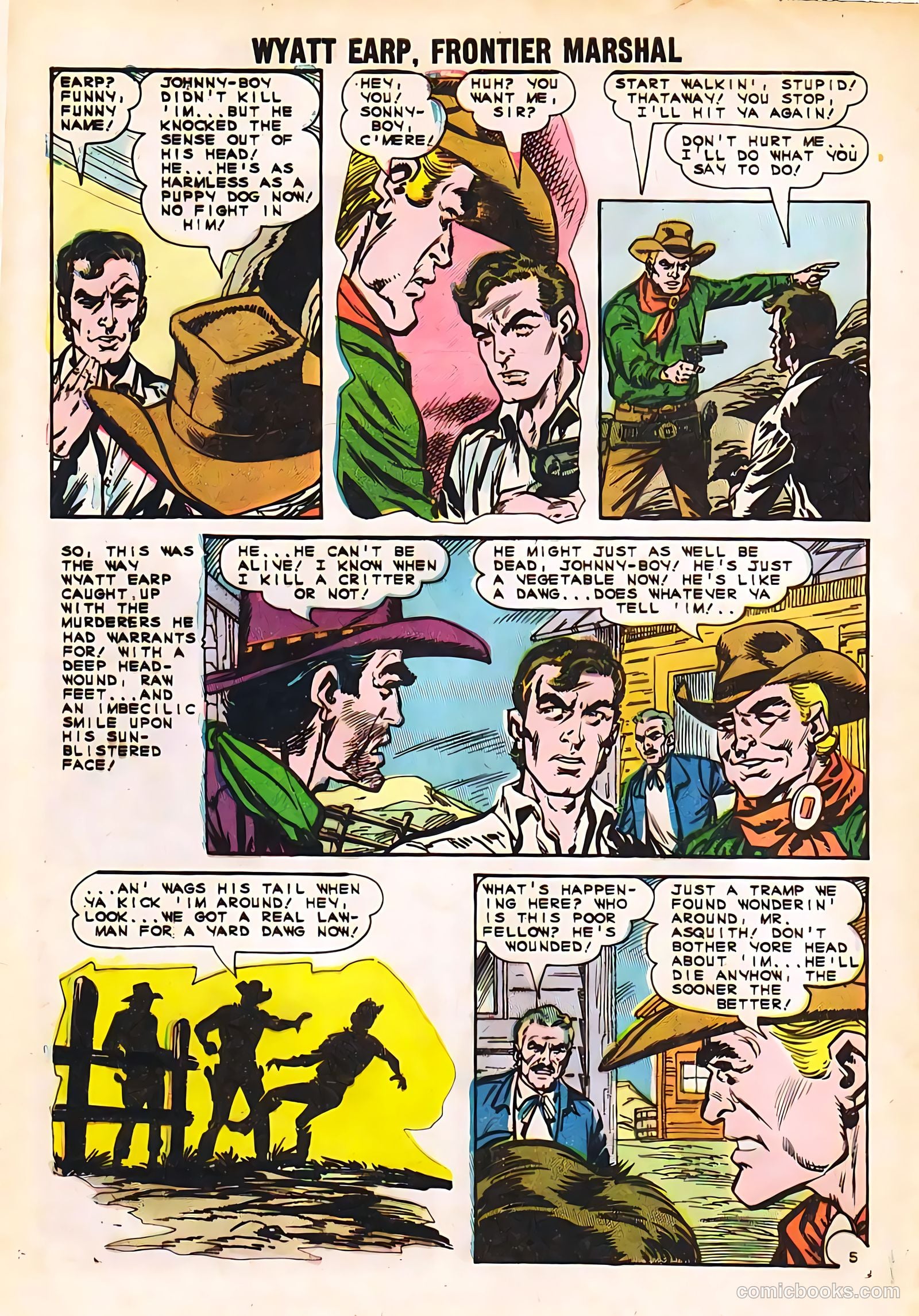 Wyatt Earp, Frontier Marshal #54 (1964, Charlton) — page 8 of 36