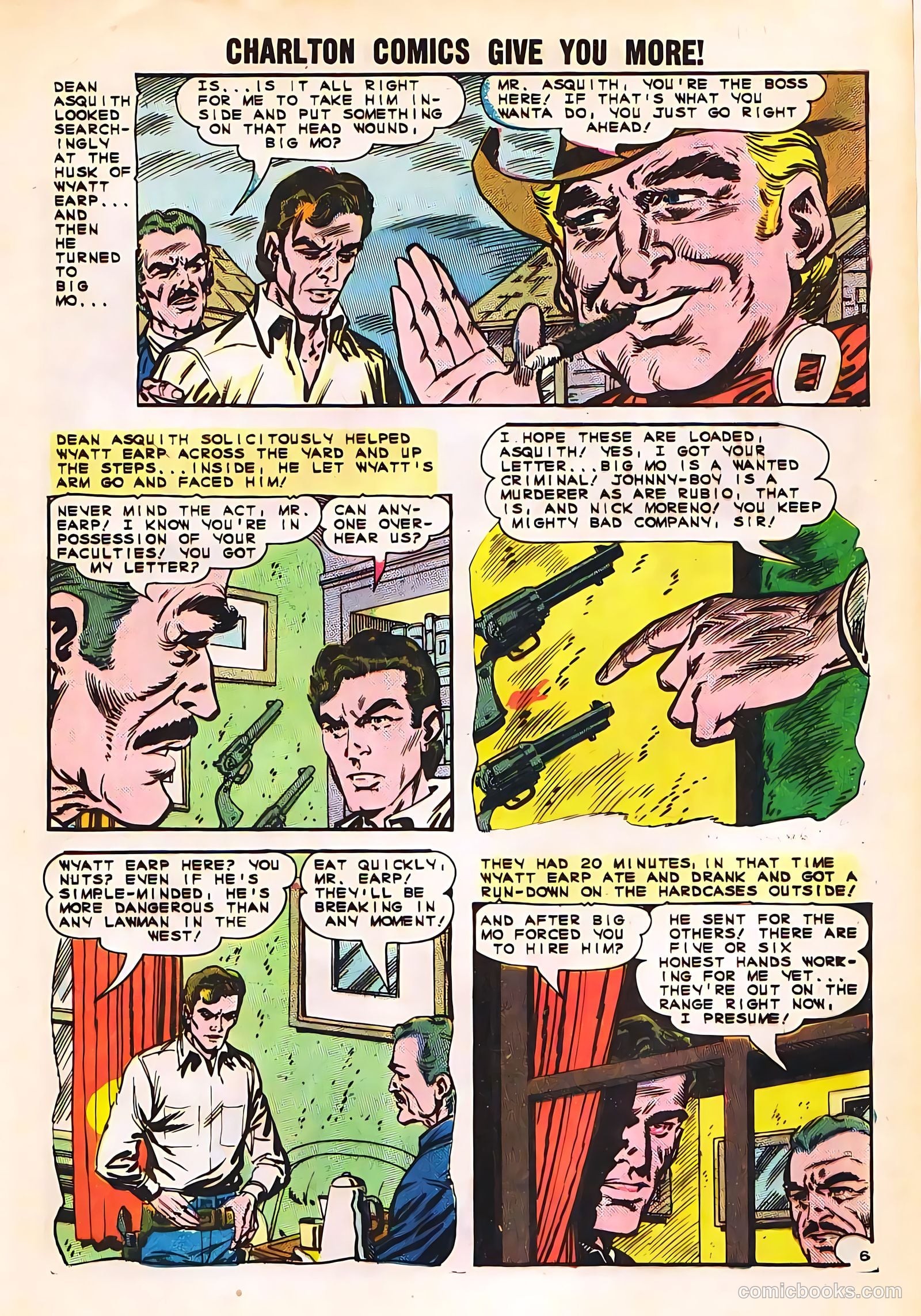 Wyatt Earp, Frontier Marshal #54 (1964, Charlton) — page 9 of 36