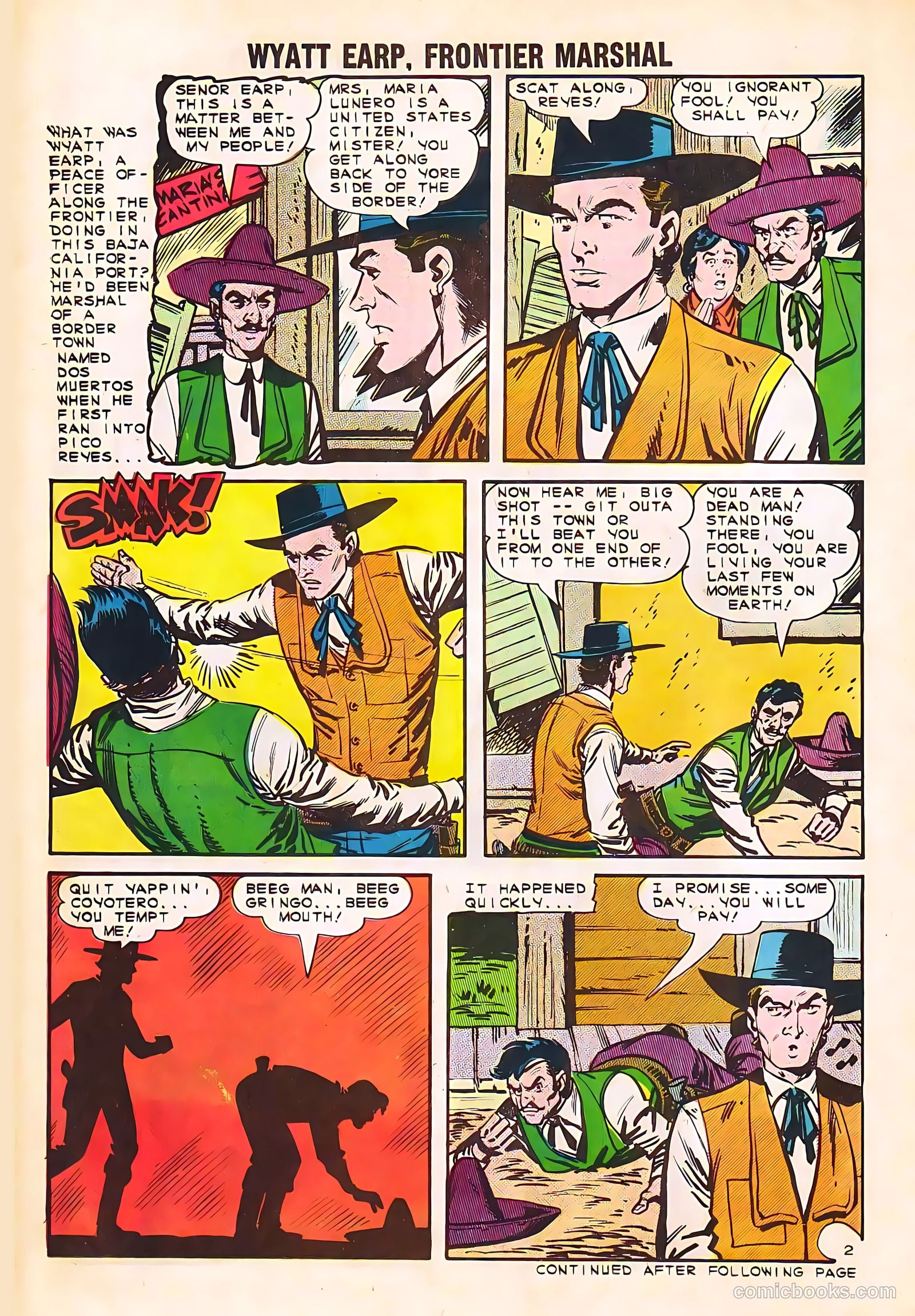 Wyatt Earp, Frontier Marshal #54 (1964, Charlton) — page 14 of 36