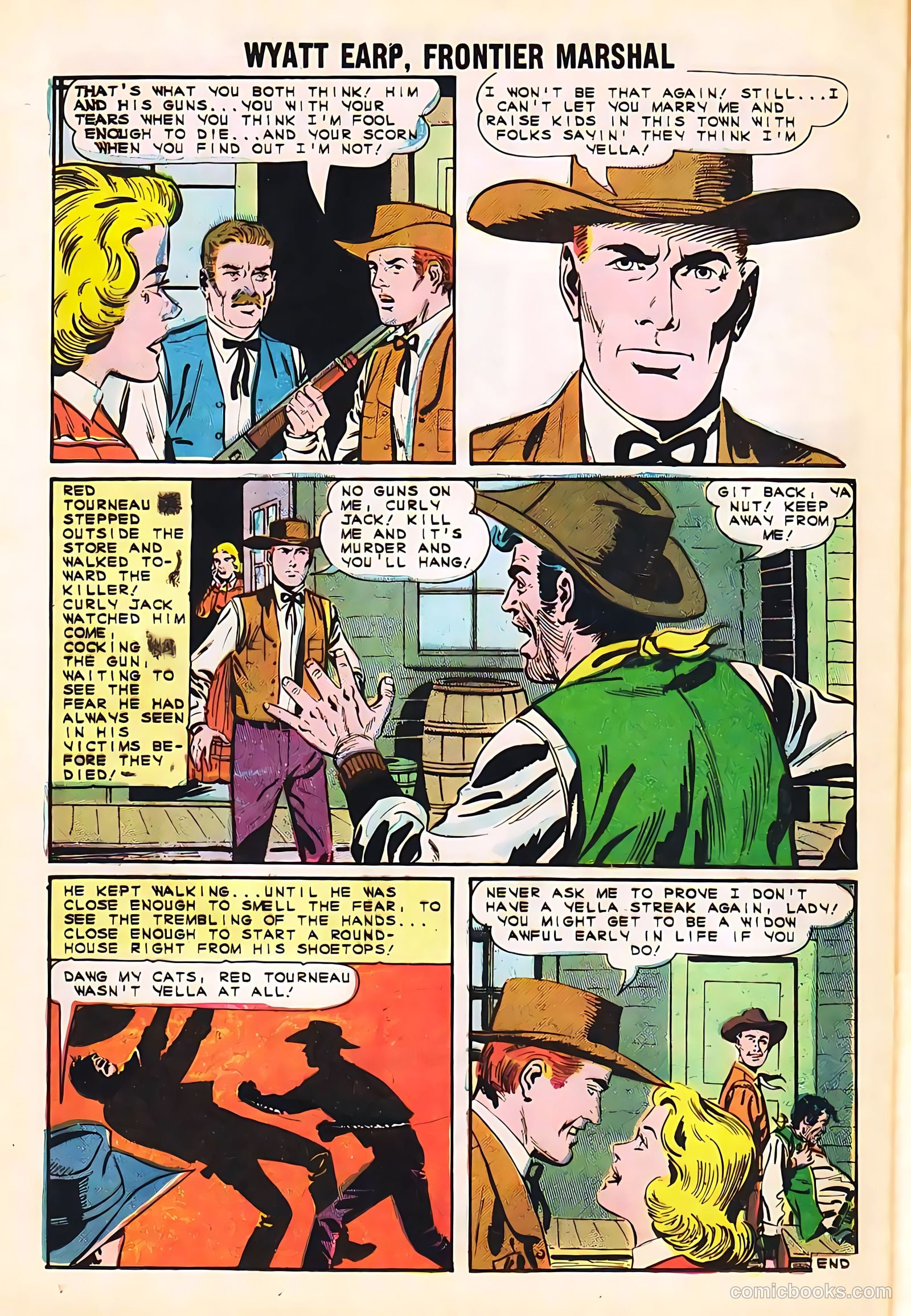 Wyatt Earp, Frontier Marshal #54 (1964, Charlton) — page 24 of 36