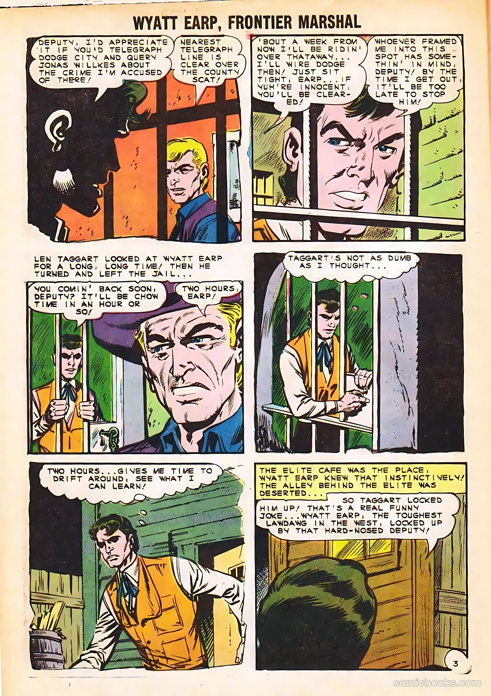 Wyatt Earp, Frontier Marshal #54 (1964, Charlton) — page 28 of 36