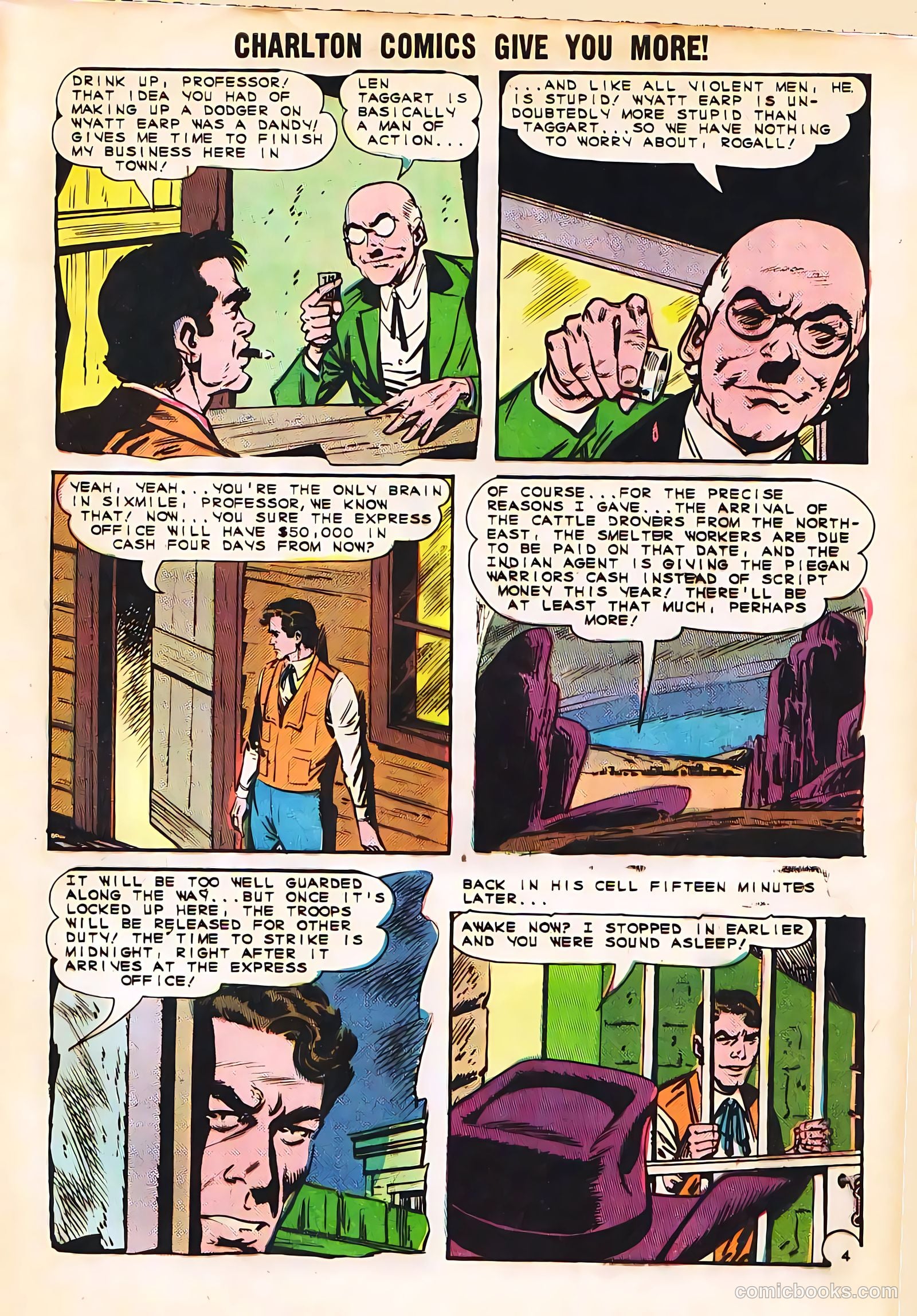 Wyatt Earp, Frontier Marshal #54 (1964, Charlton) — page 29 of 36