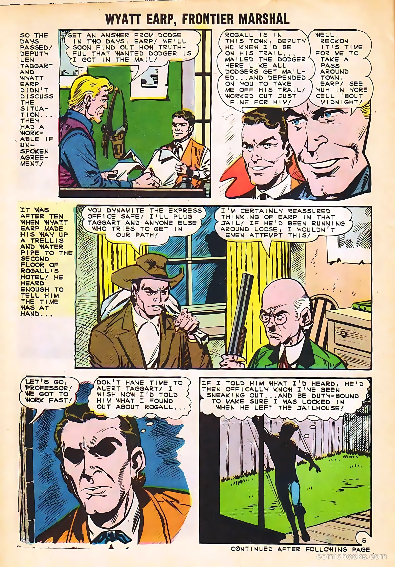 Wyatt Earp, Frontier Marshal #54 (1964, Charlton) — page 30 of 36