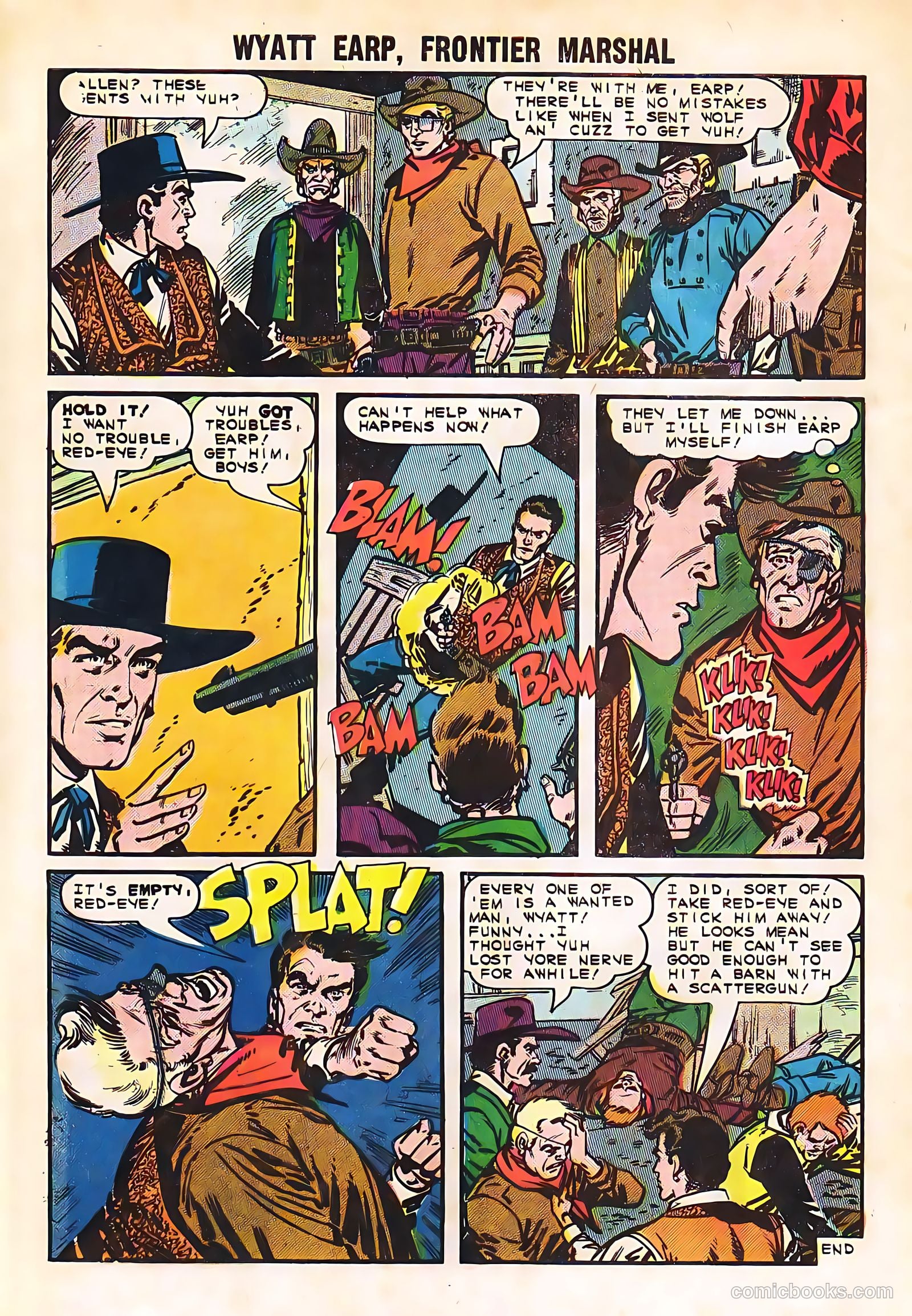 Wyatt Earp, Frontier Marshal #58 (1965, Charlton) — page 8 of 36