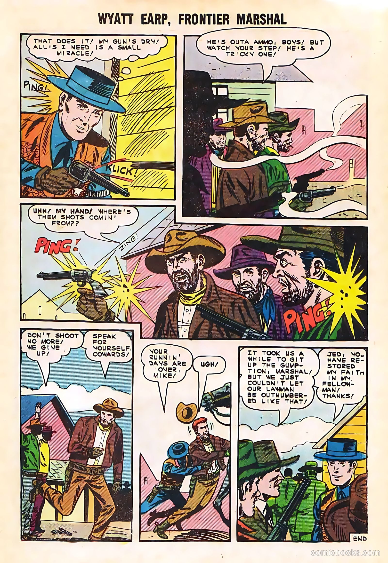 Wyatt Earp, Frontier Marshal #58 (1965, Charlton) — page 13 of 36