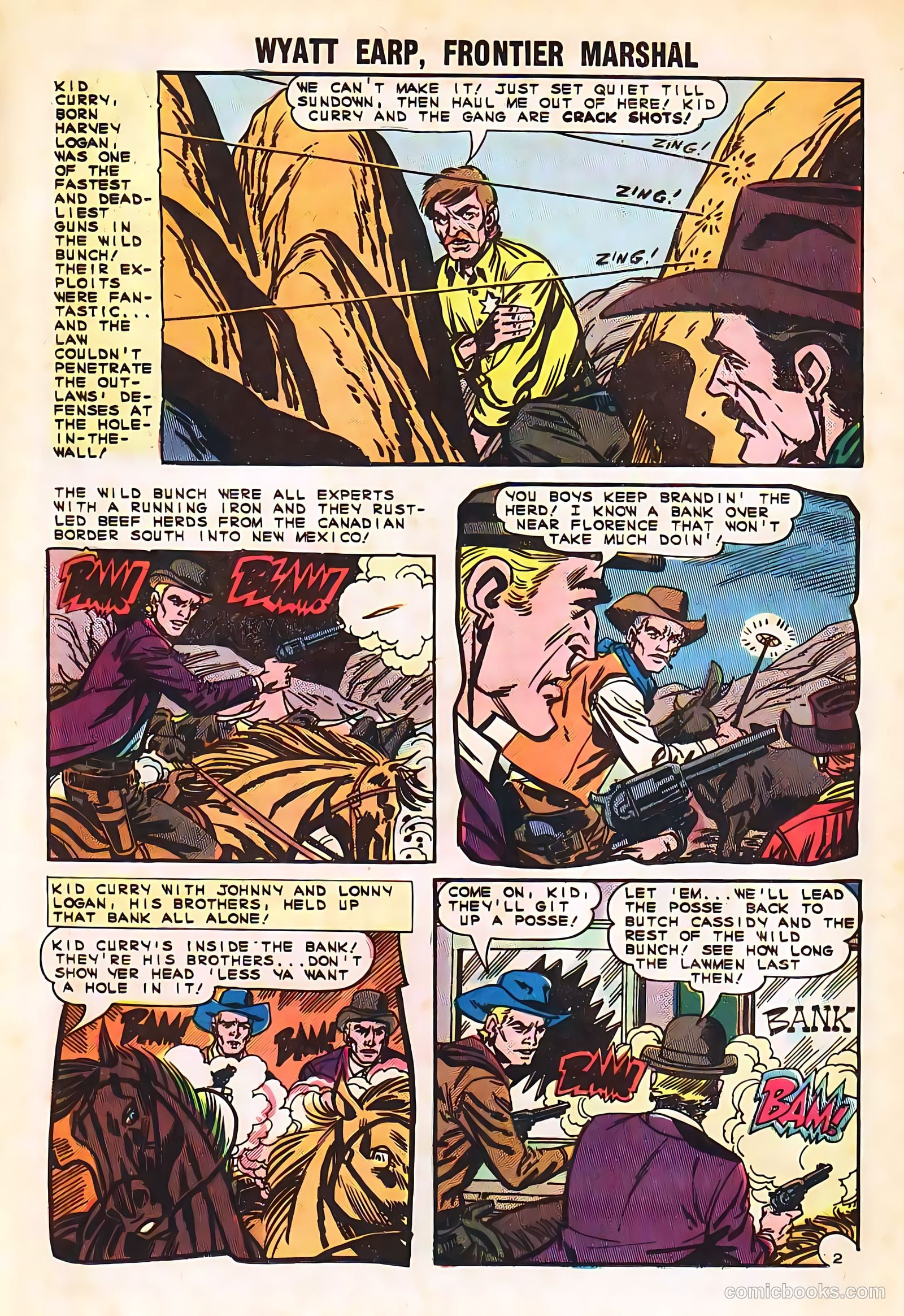 Wyatt Earp, Frontier Marshal #58 (1965, Charlton) — page 16 of 36