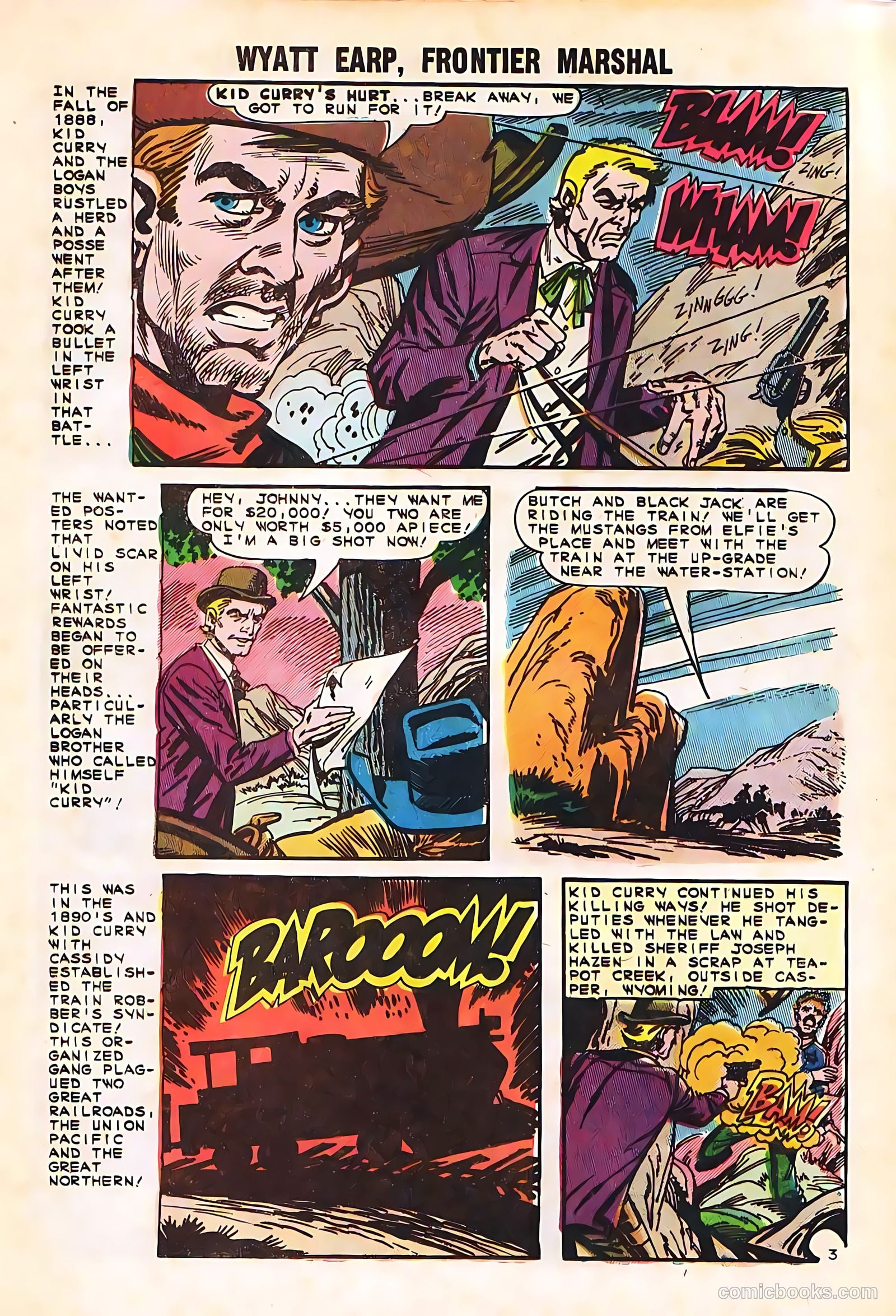 Wyatt Earp, Frontier Marshal #58 (1965, Charlton) — page 17 of 36